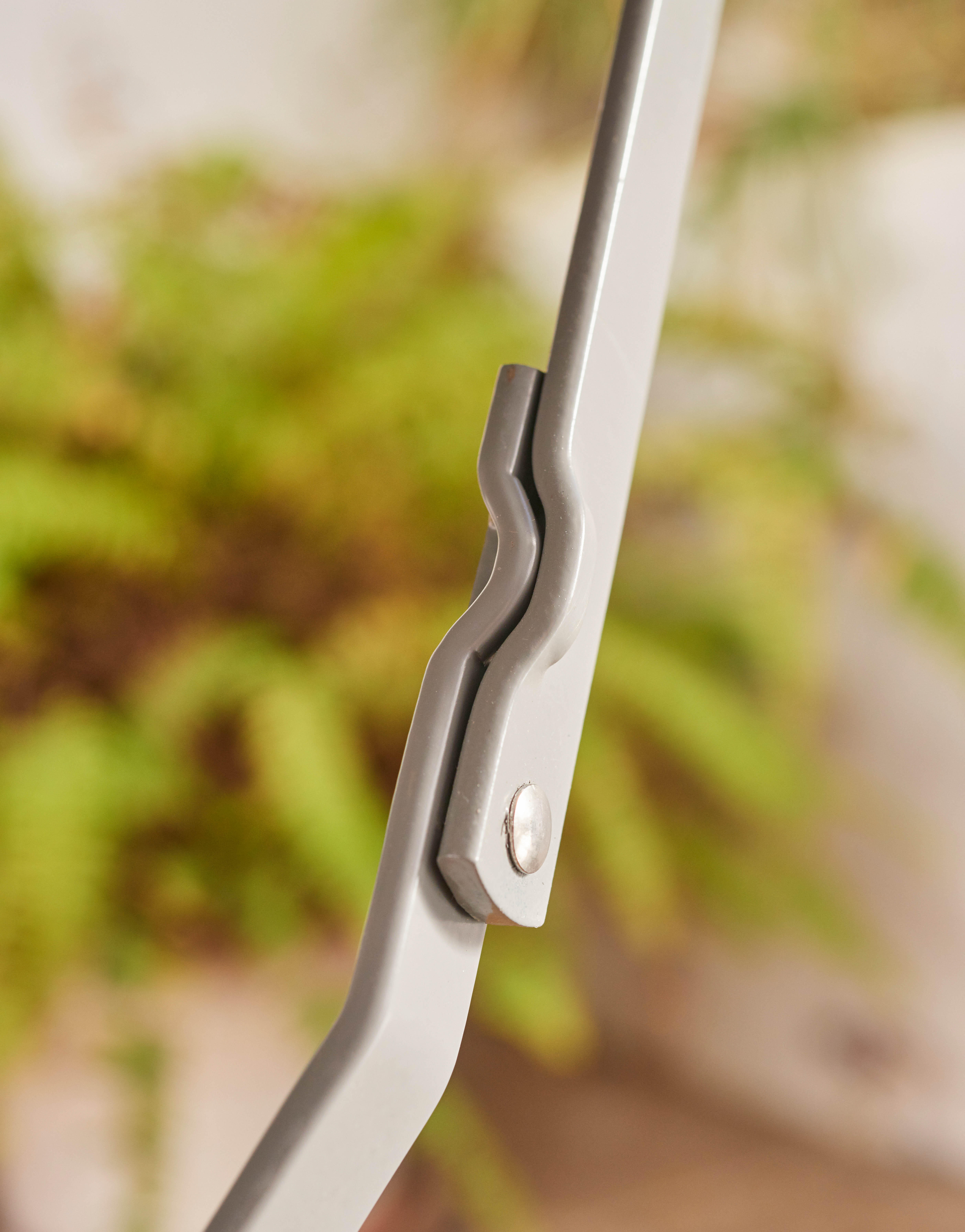 Sedia da giardino pieghevole Flora NATERIAL, struttura e seduta in acciaio antracite - 17