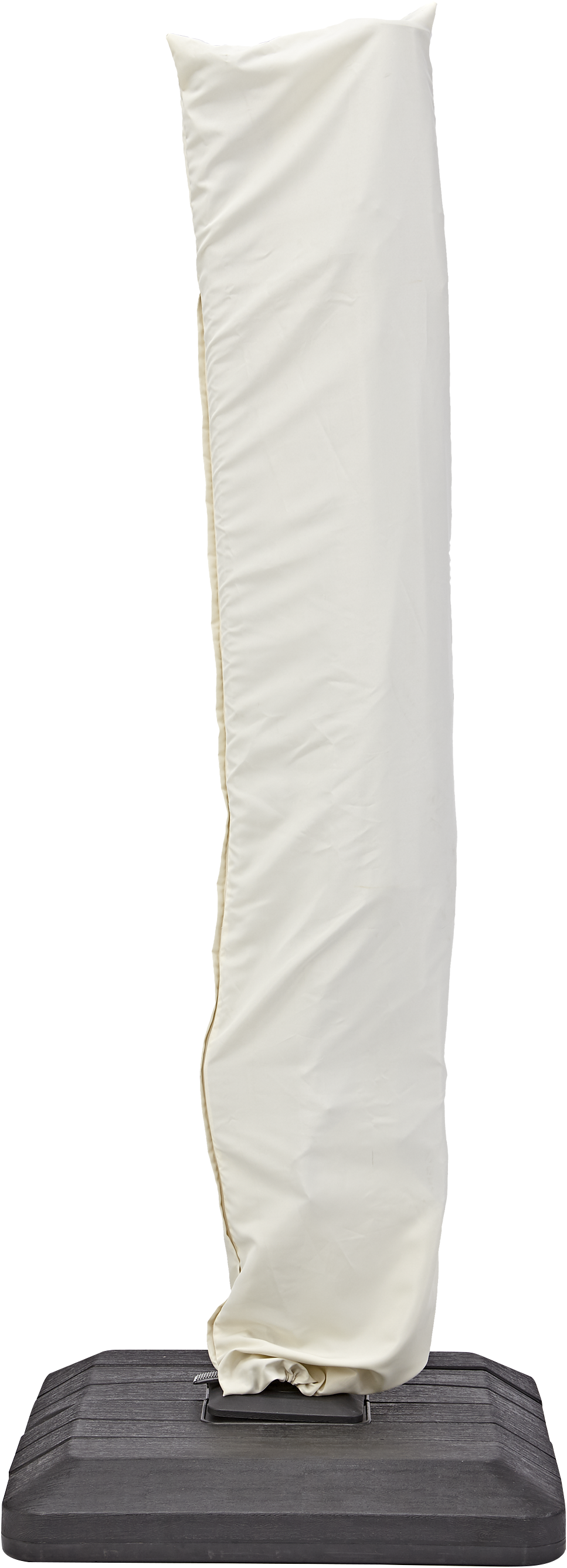 Ombrellone a palo laterale grigio Sonora NATERIAL con telo rettangolare bianco L 391 x P 282 x H 274 cm - 20