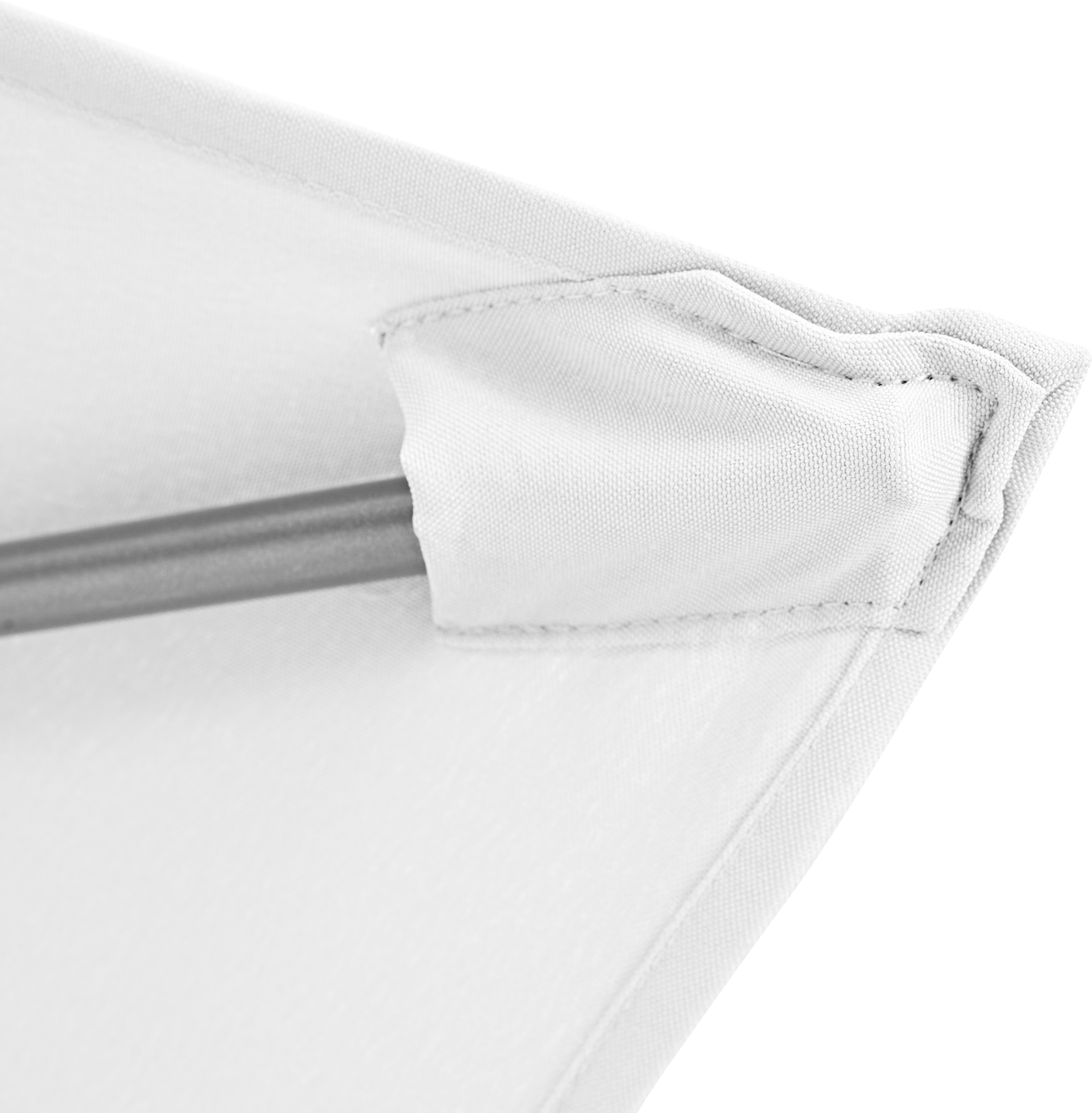 Parasol rectangular de aluminio / acero NATERIAL Avea blanco 200x300 cm - 9