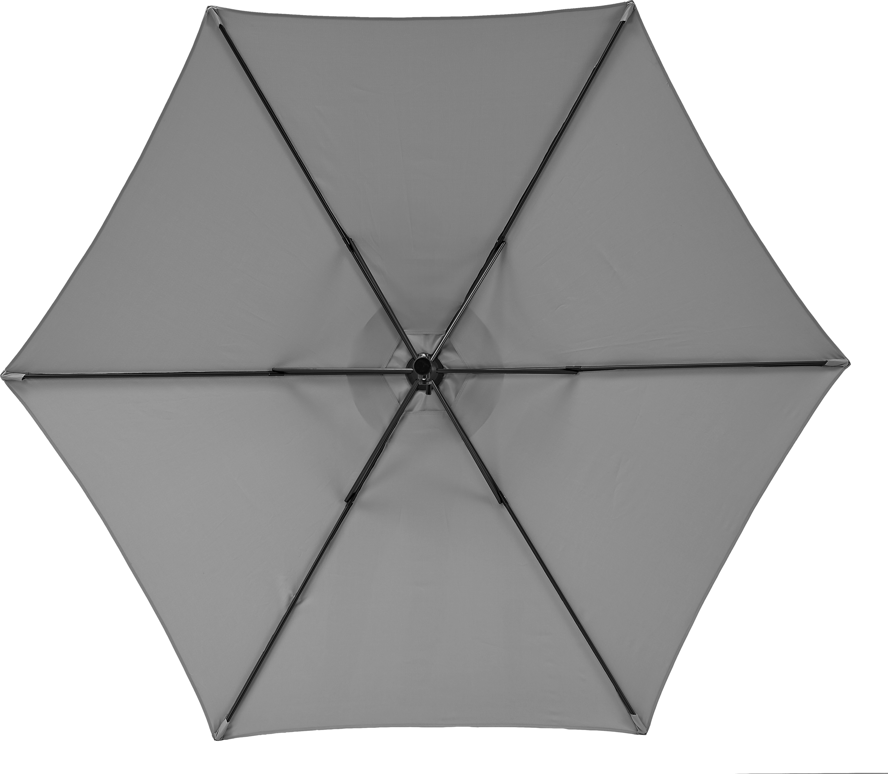 Chapéu de sol POLAR HEXA D260CM CINZA ESCURO - 7