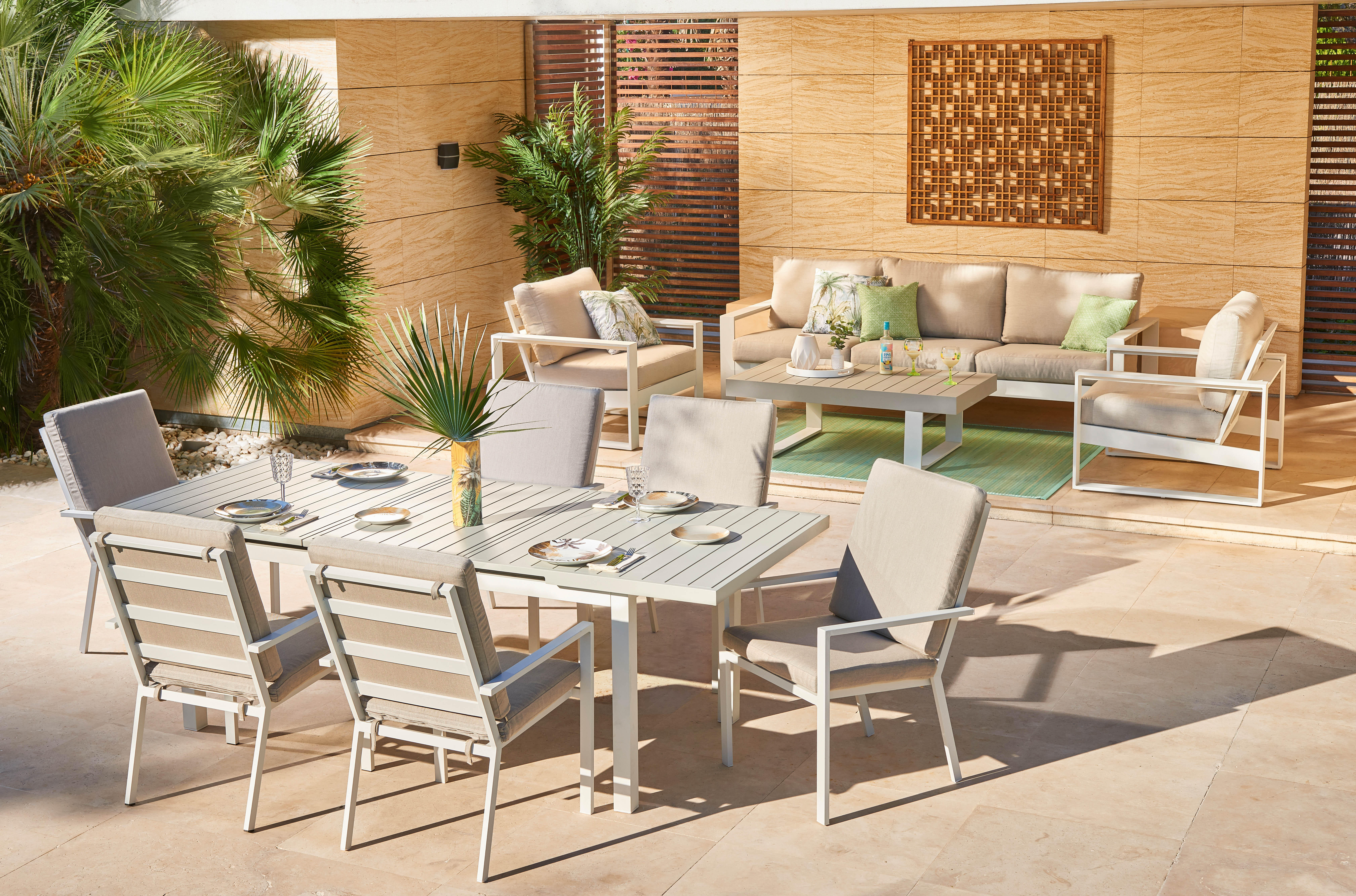 2 Cadeiras de alumínio NATERIAL LAS VEGAS BRANCO - 19