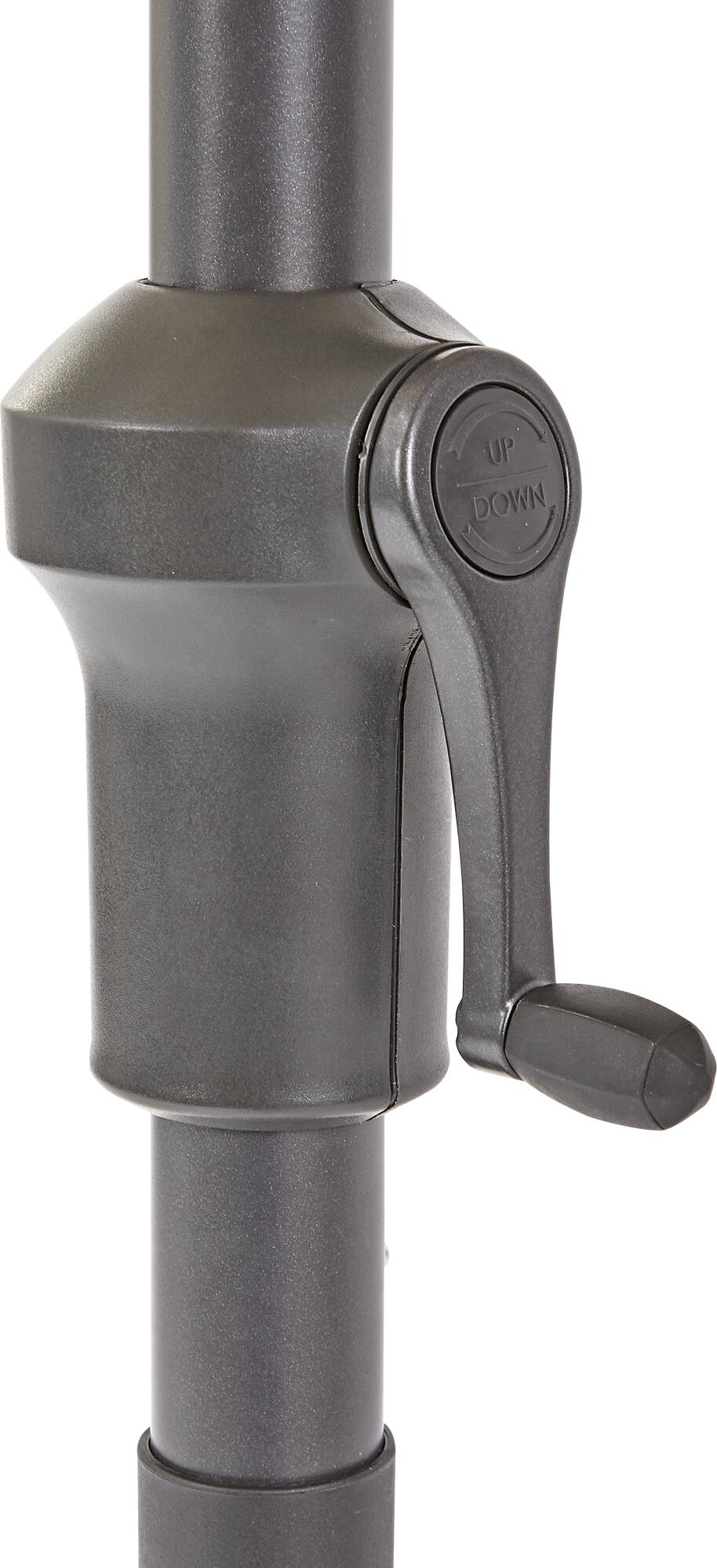 Parasol hexagonal de aluminio / acero NATERIAL Avea blanco Ø 296 cm - 7