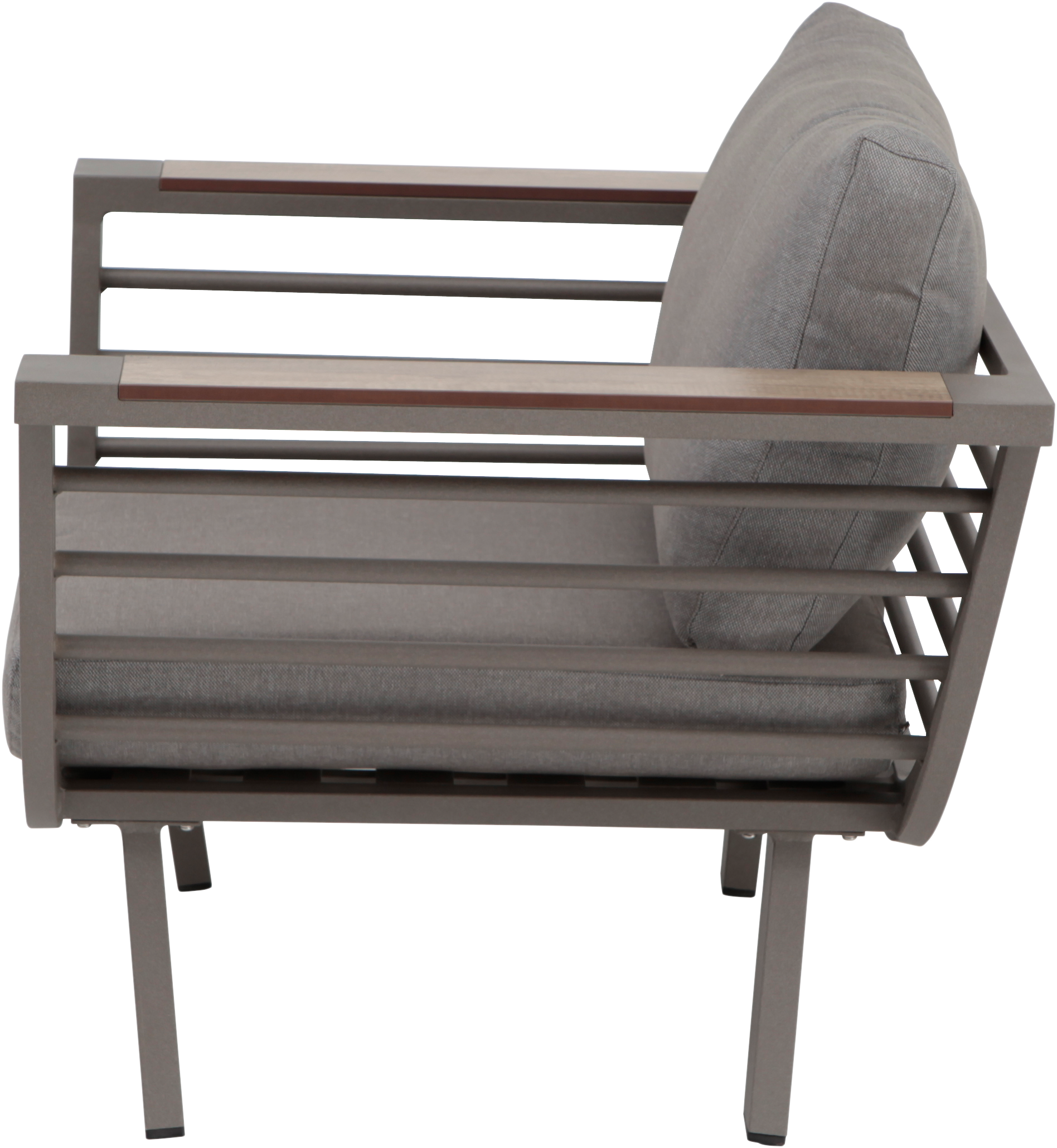Set de porche de aluminio y madera NATERIAL Neckar 5 personas - 20