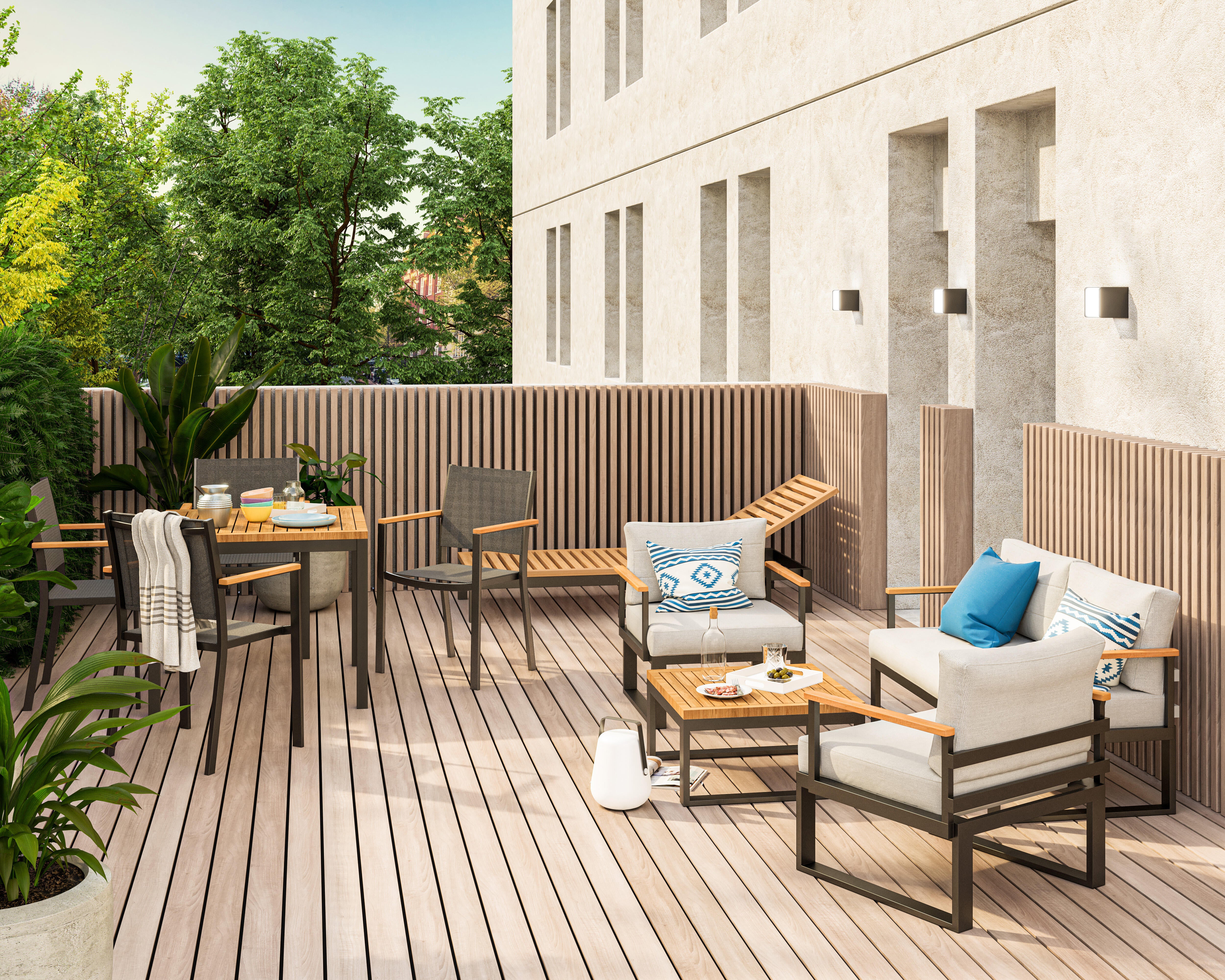 Espreguiçadeira de alumínio NATERIAL ORIS - 17