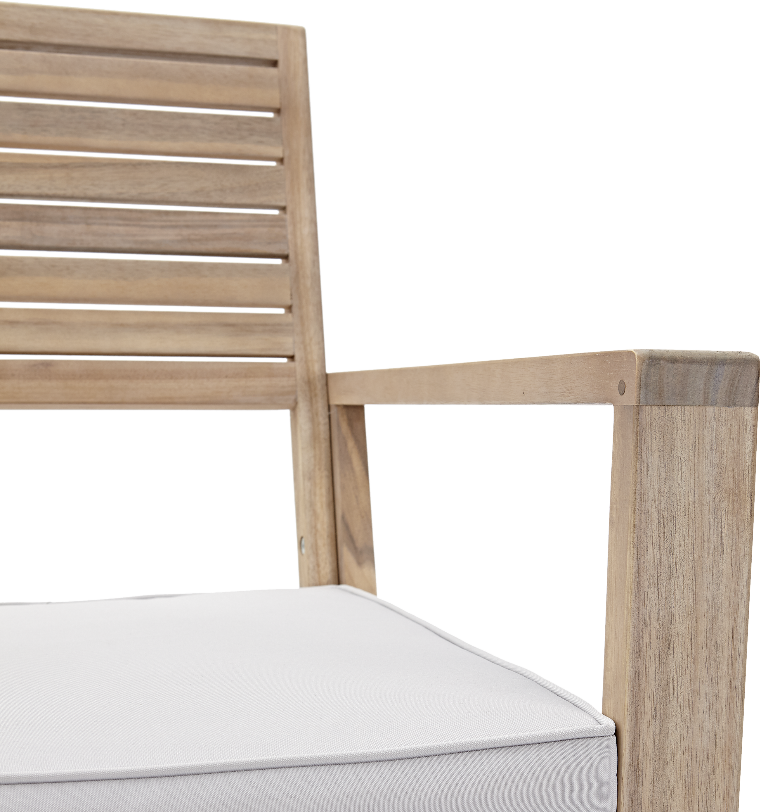 Conjunto jardim relax acácia sofá e mesa castanho 4 pessoas Solis Naterial - 24