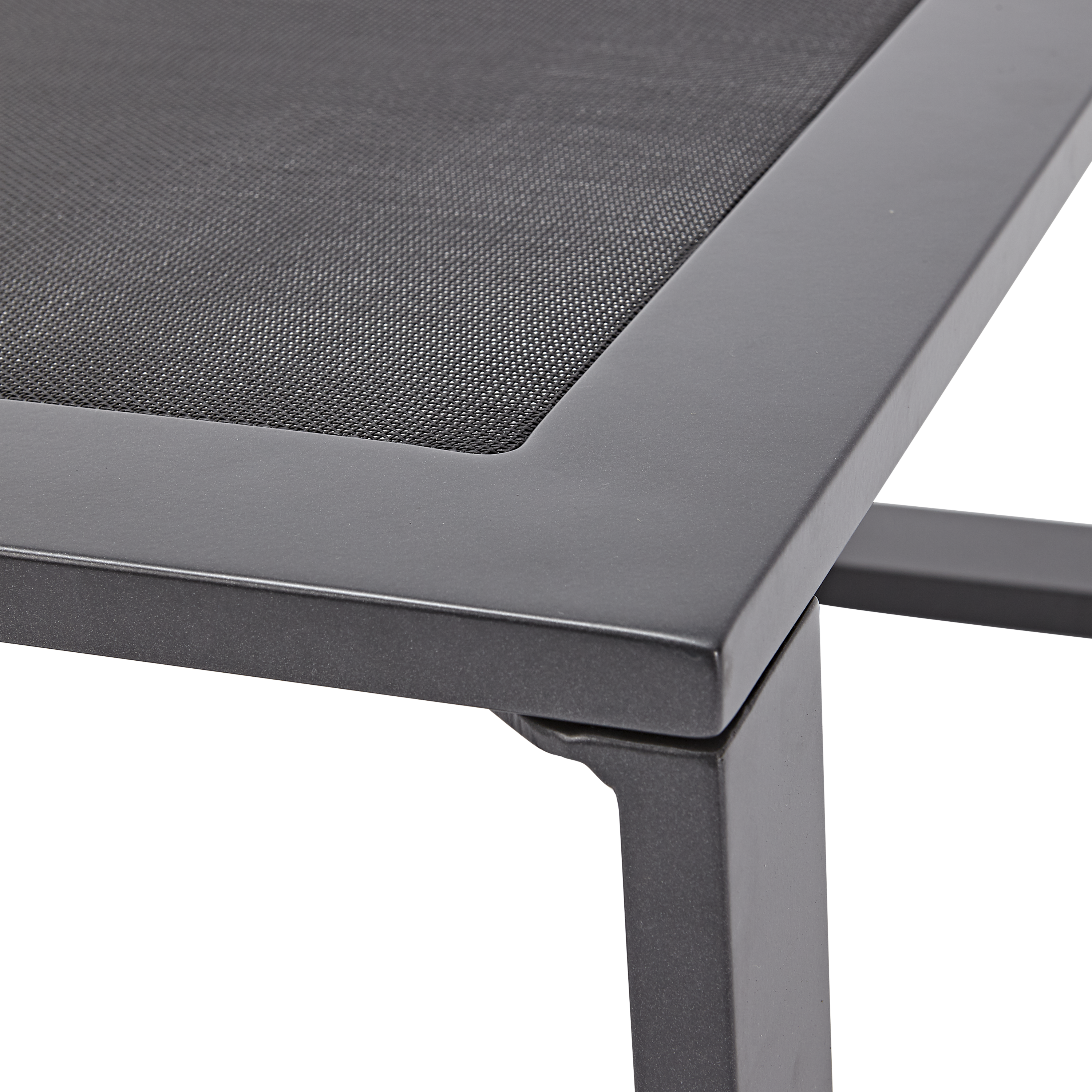 Conjunto jardim relax mesa e sofás alumínio antracite Odyssea Naterial - 36