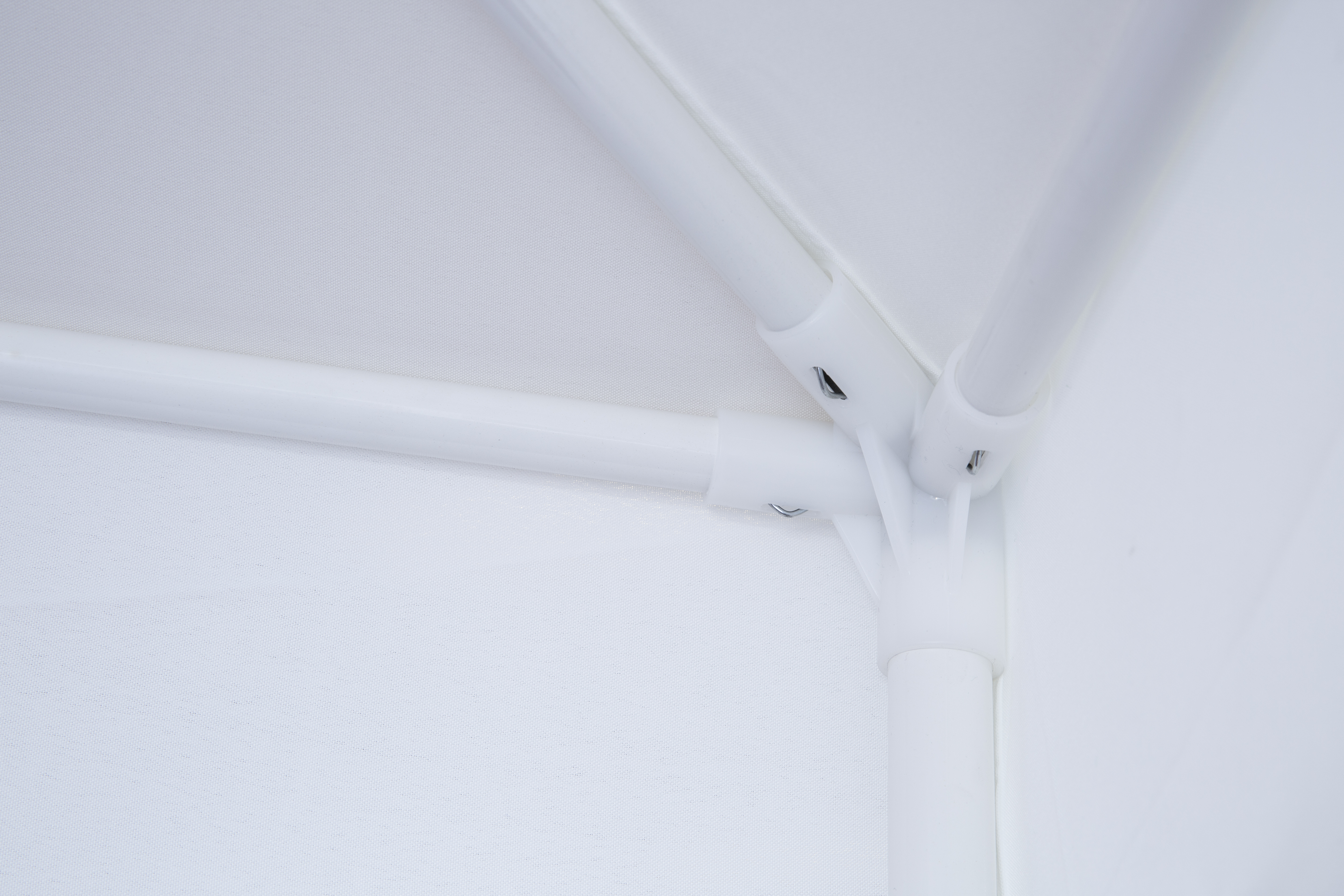 Tenda de metal NATERIAL BASIC PICO BRANCO 3X3M - 12