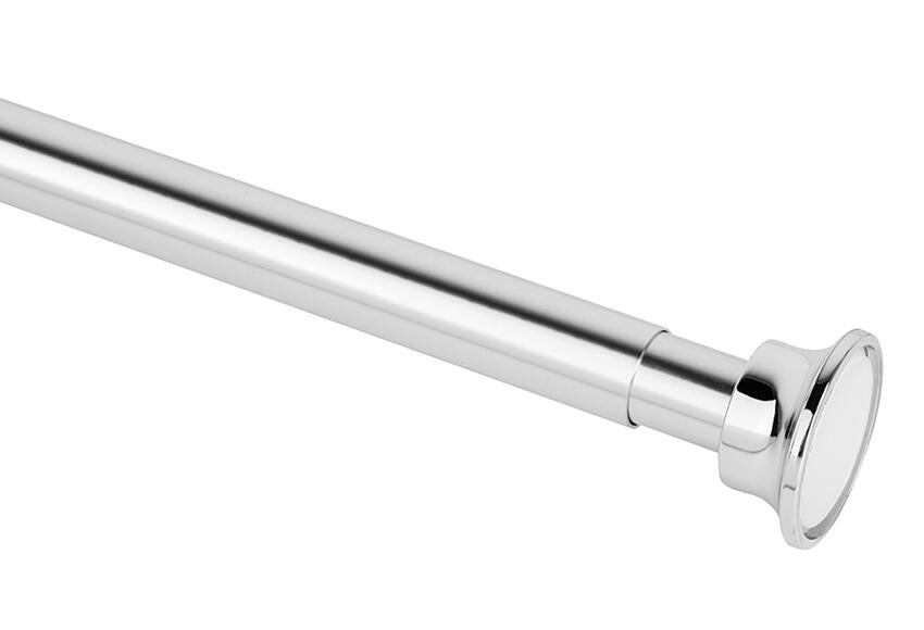 Barra cortina de baño recta cromo 135 cm - 6