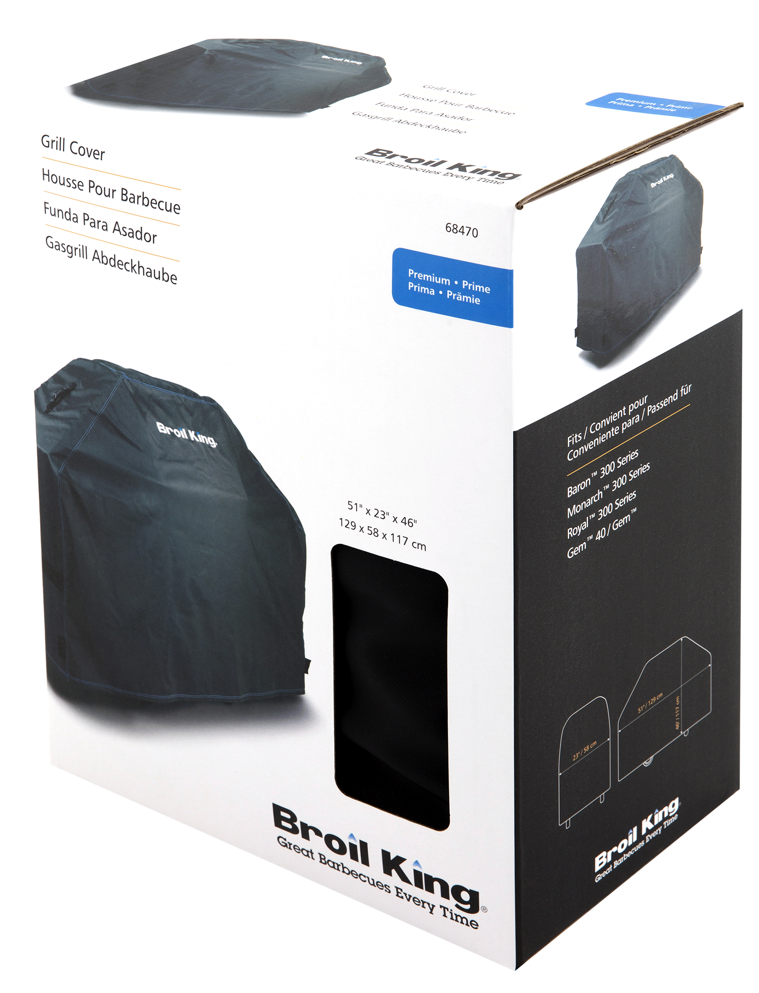 Funda barbacoa crown/baron 300 premium broil king