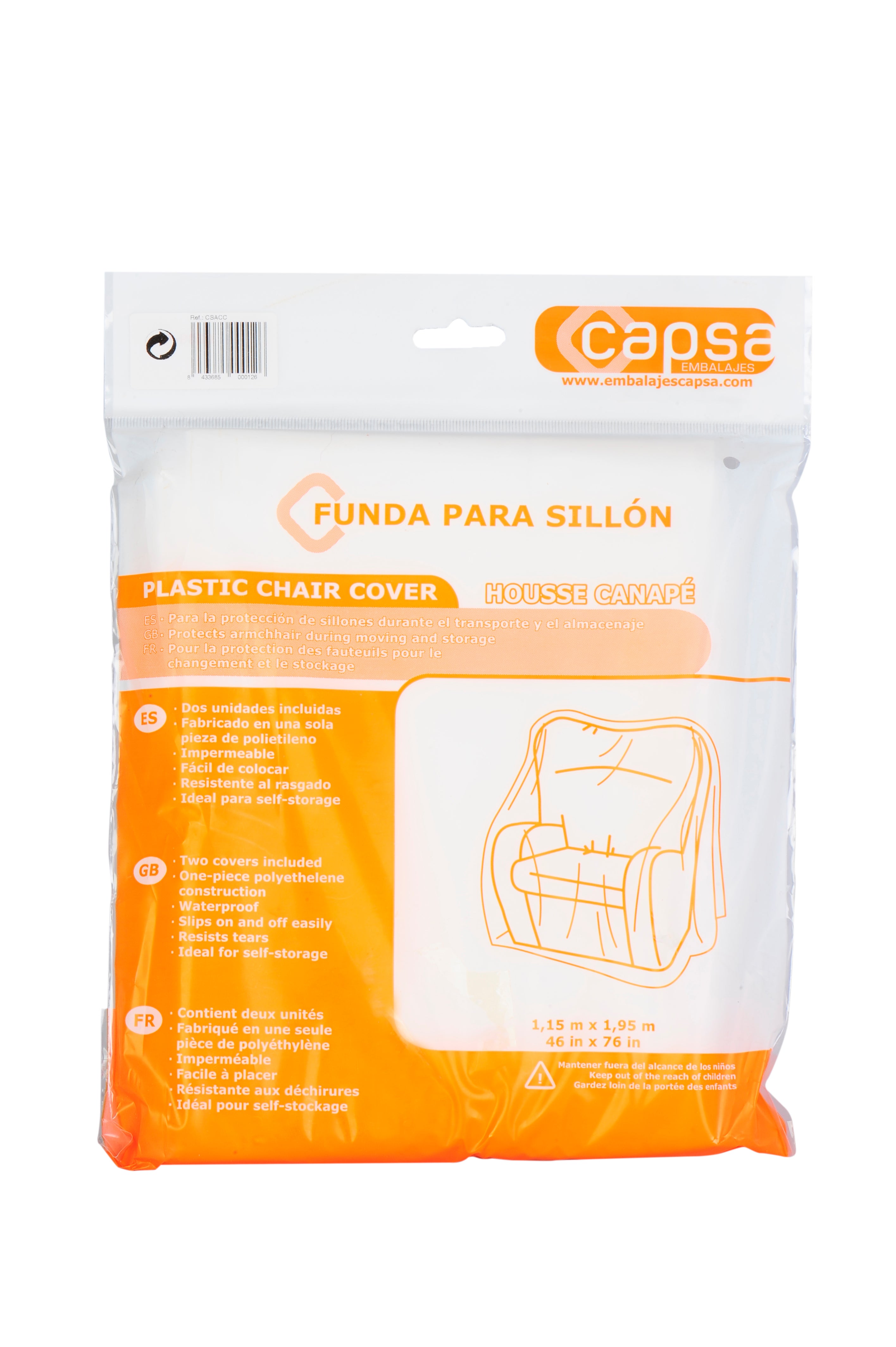 2 capas protetoras POLTRONA 1.15MX1.95M - 3