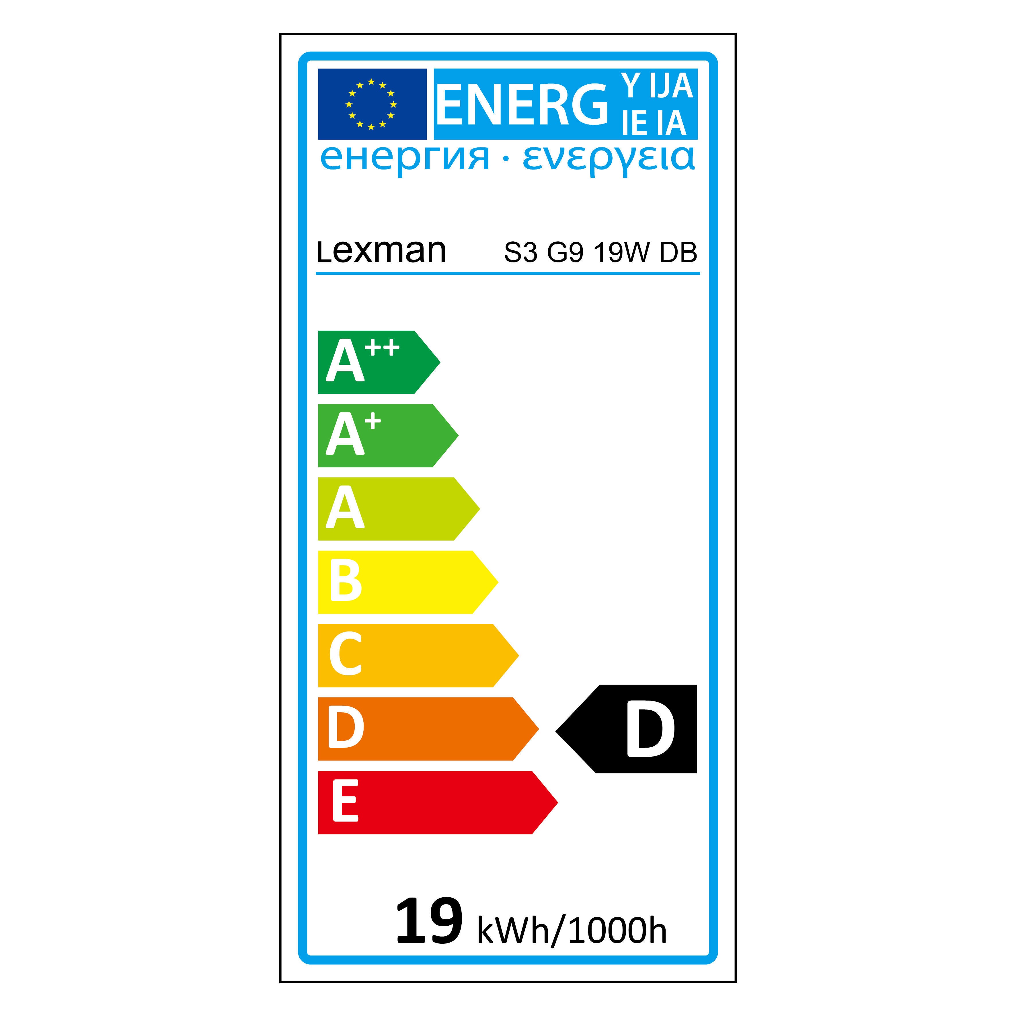 Lampadina Alogeno, G9 capsula, trasparente, 19W = 219 LM, 5°, LEXMAN - 4
