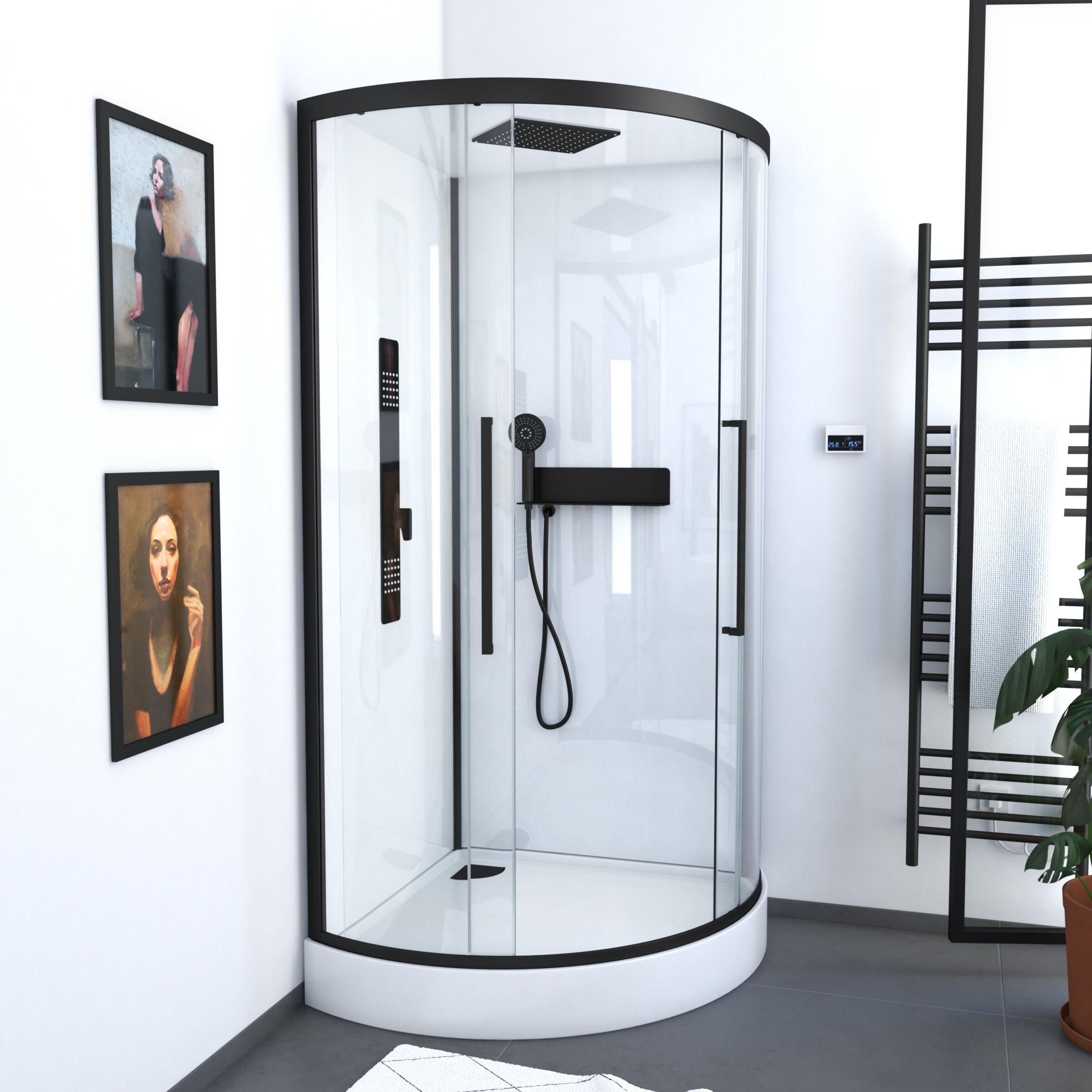 Cabina de ducha urban 2 90x90x215 cm