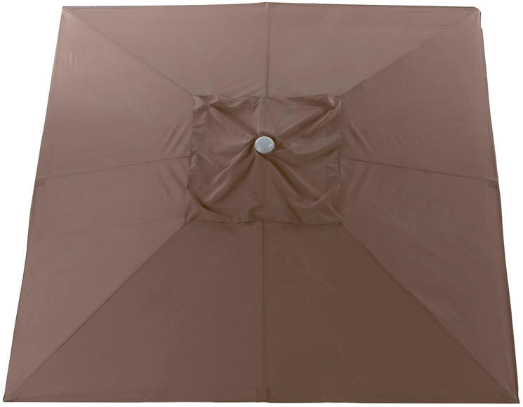 Cobertura para chapéu de sol 300X300 cm chocolate Sinergia - 2