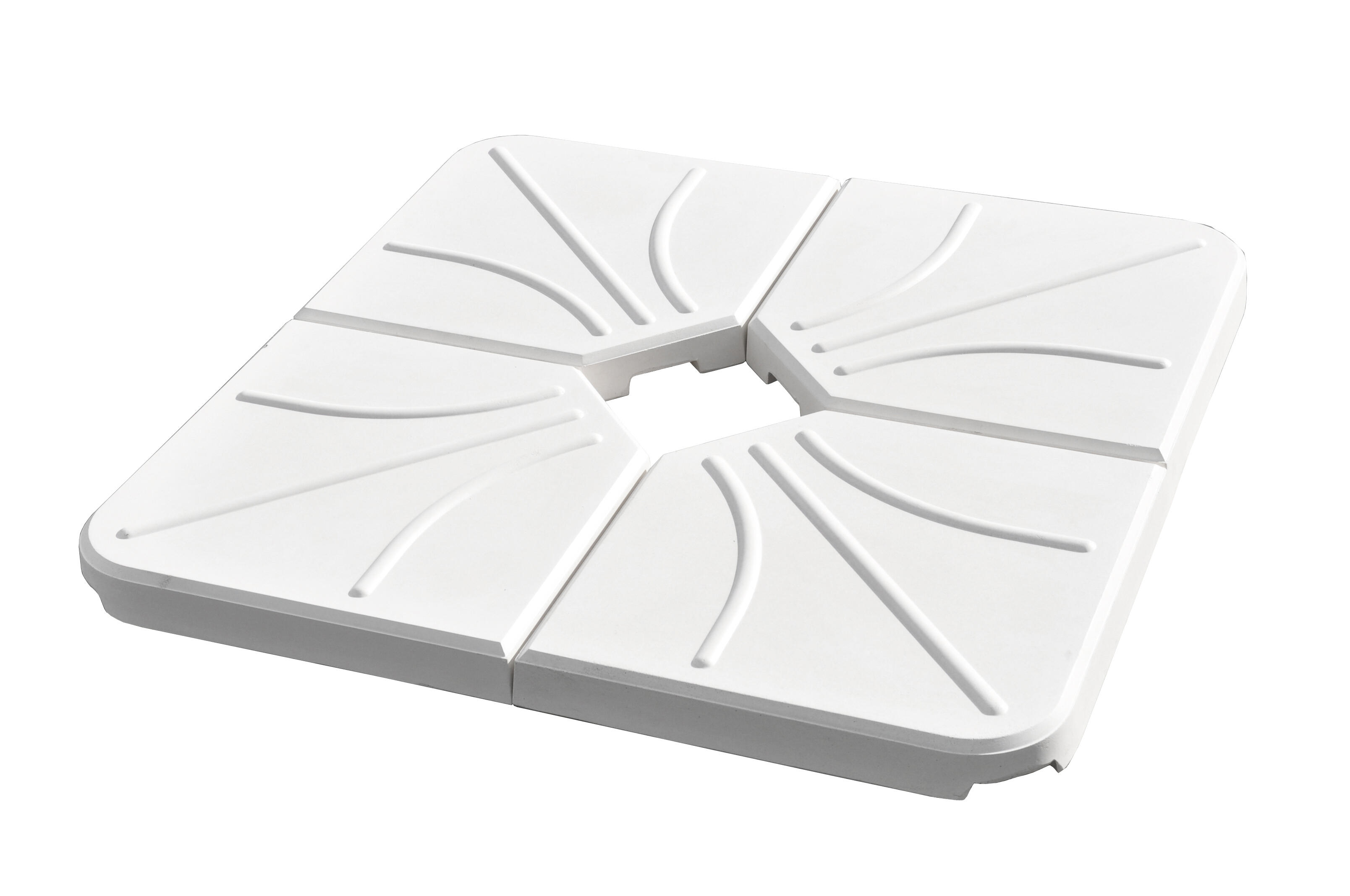 Guarda-sol excêntrico NATERIAL SOMBRA 392X293CM BRANCO - 20