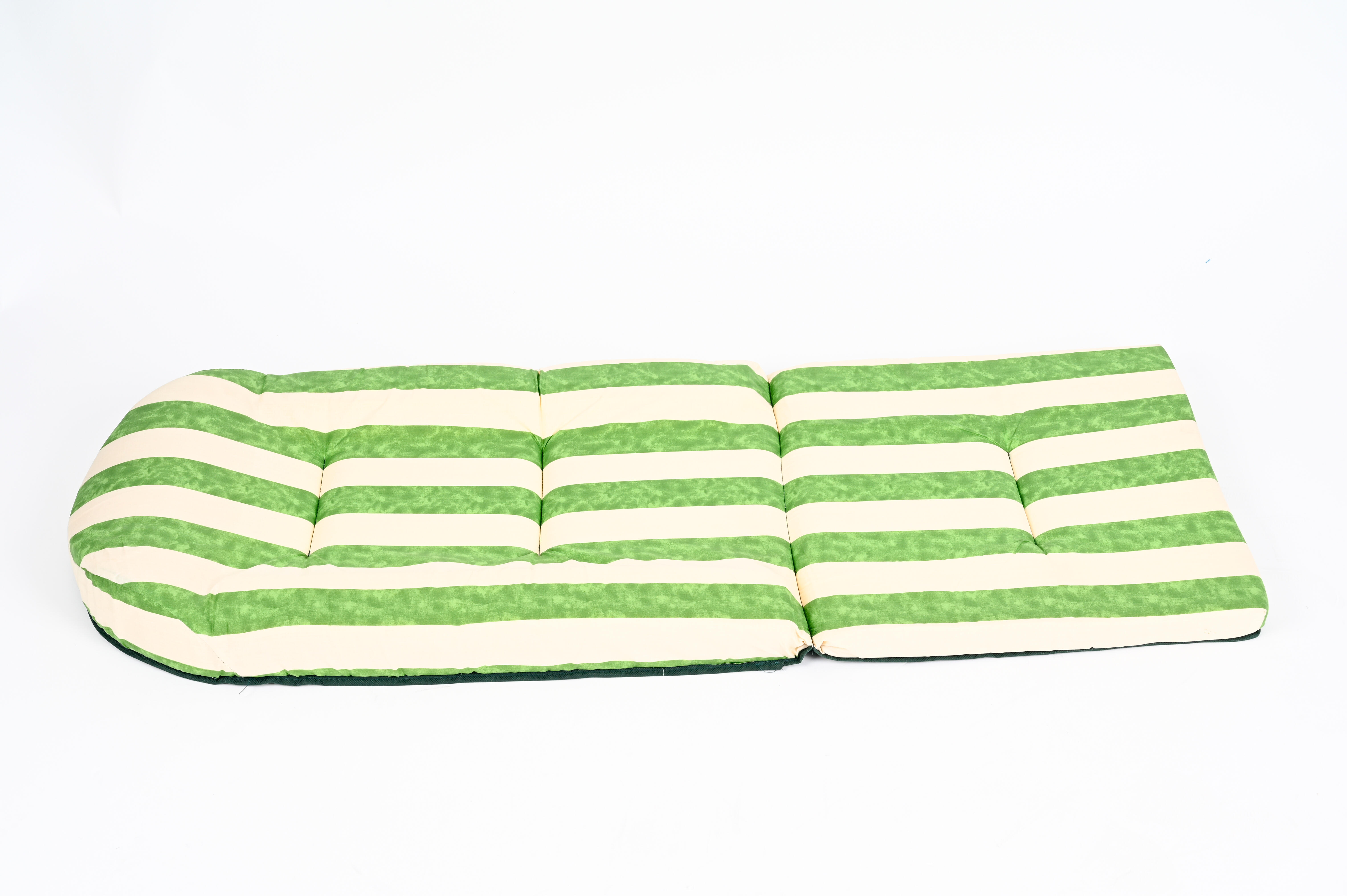 Cojín de exterior silla Rayas verde 50x123 cm - 5