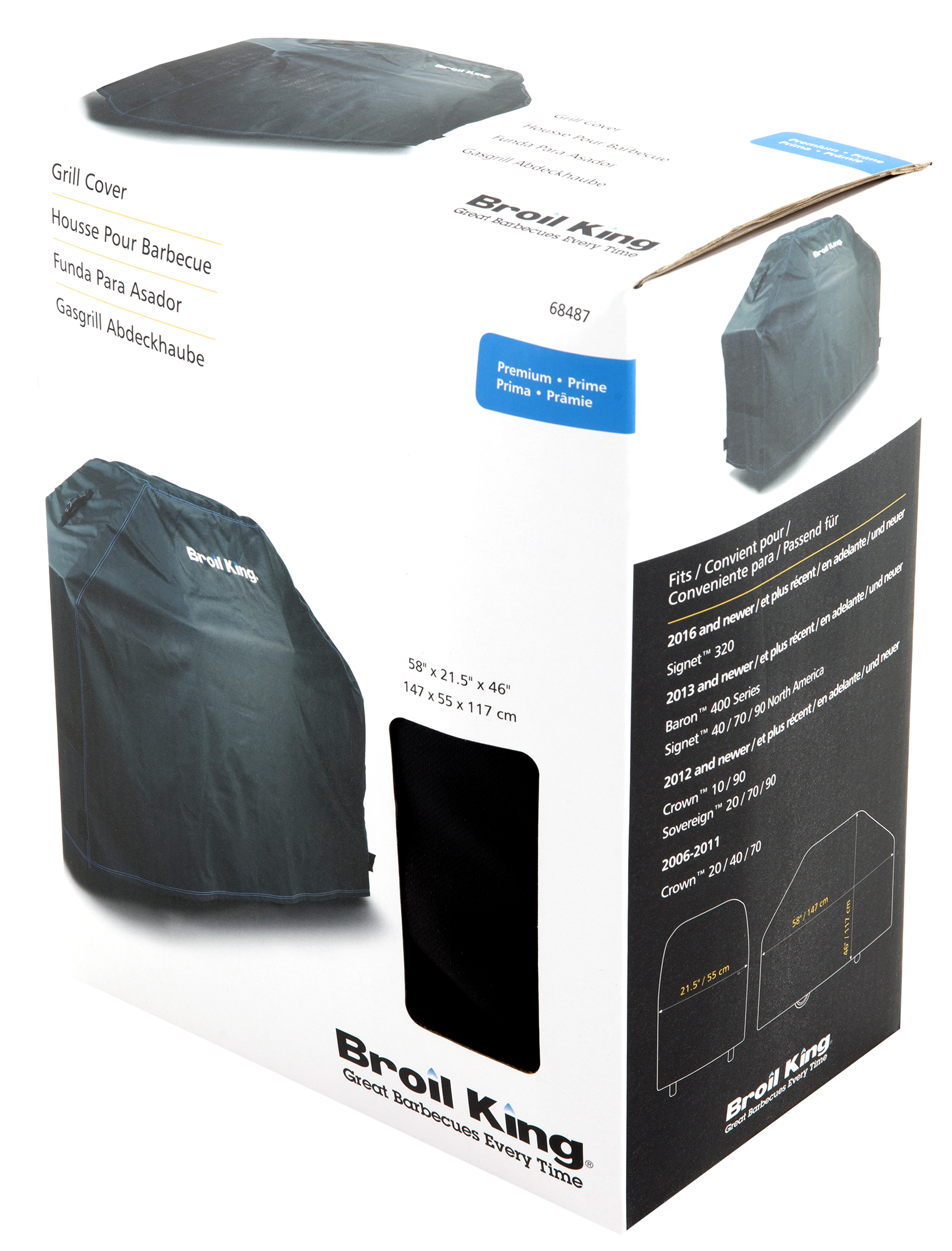 Funda barbacoa signet/sovereign/crown/baron broil king