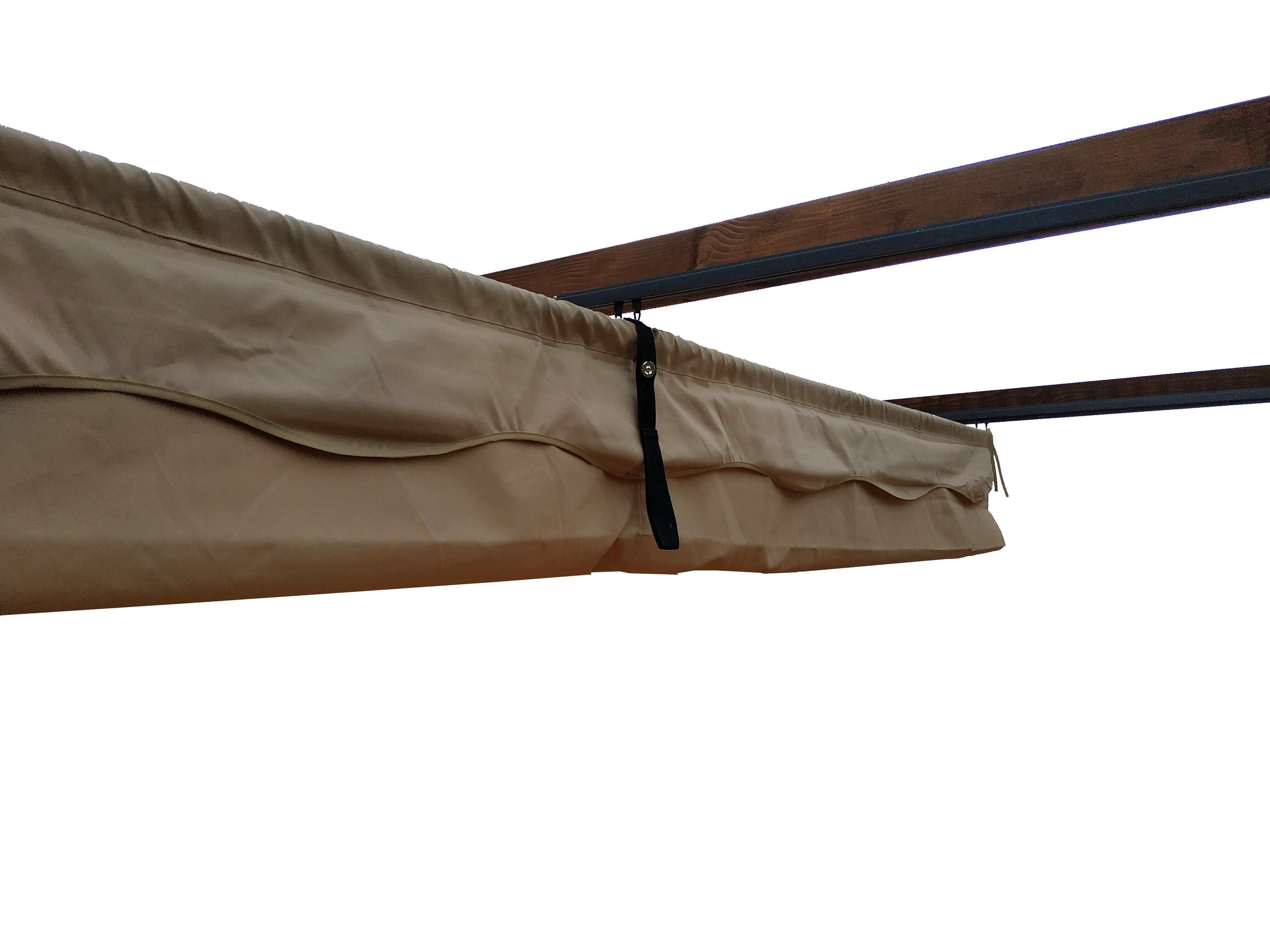 Pérgola de madera Navia beige de 300x300 cm - 7