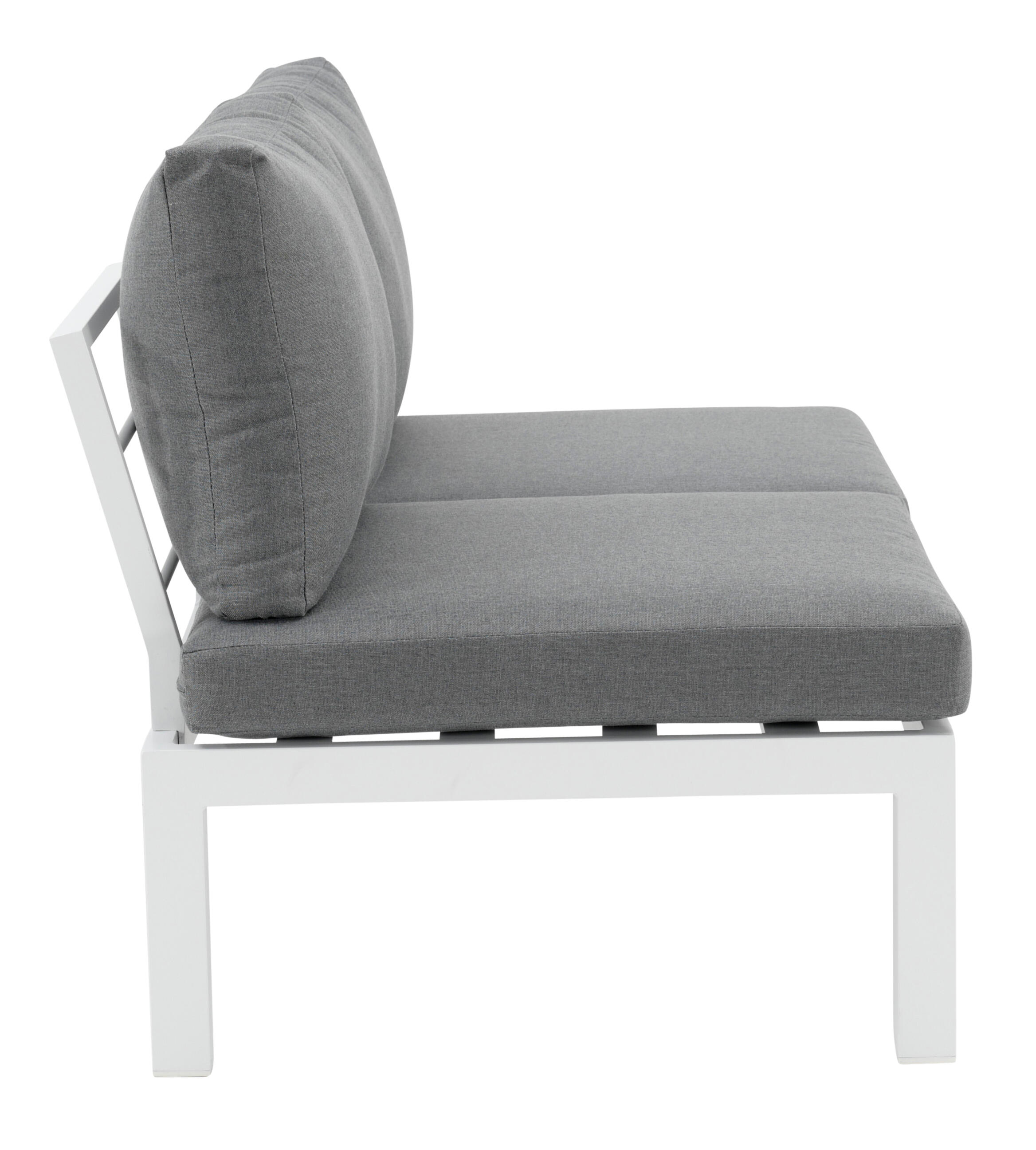 Sofá lateral de jardín de aluminio Little San Diego. Parte conjunto - 11