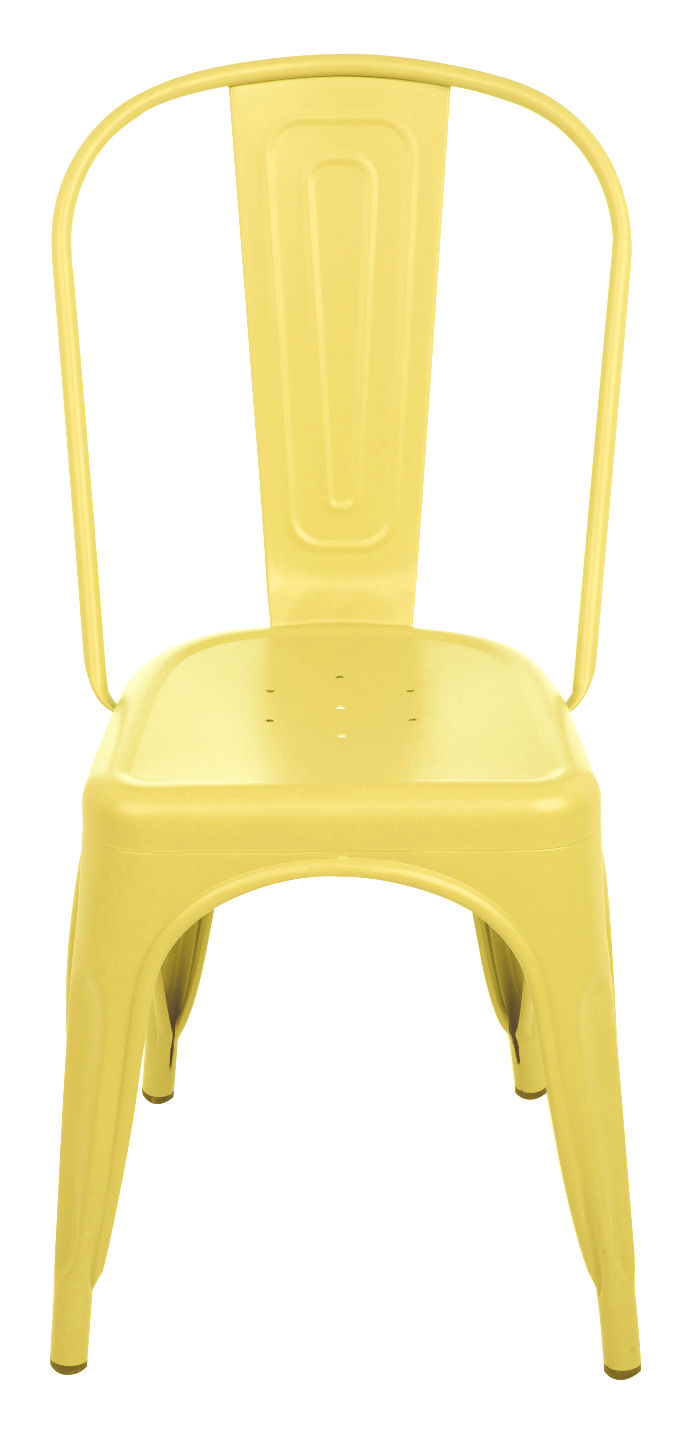 Silla de exterior de metal NATERIAL Soho amarillo - 3