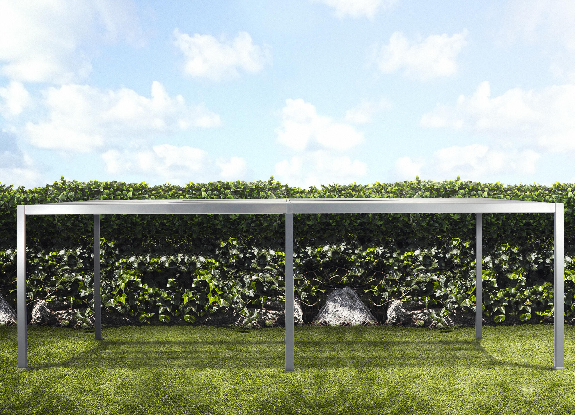 Pérgola de aluminio gris antracita 7,2x3 m. Parte 7 de 7 de un conjunto - 3