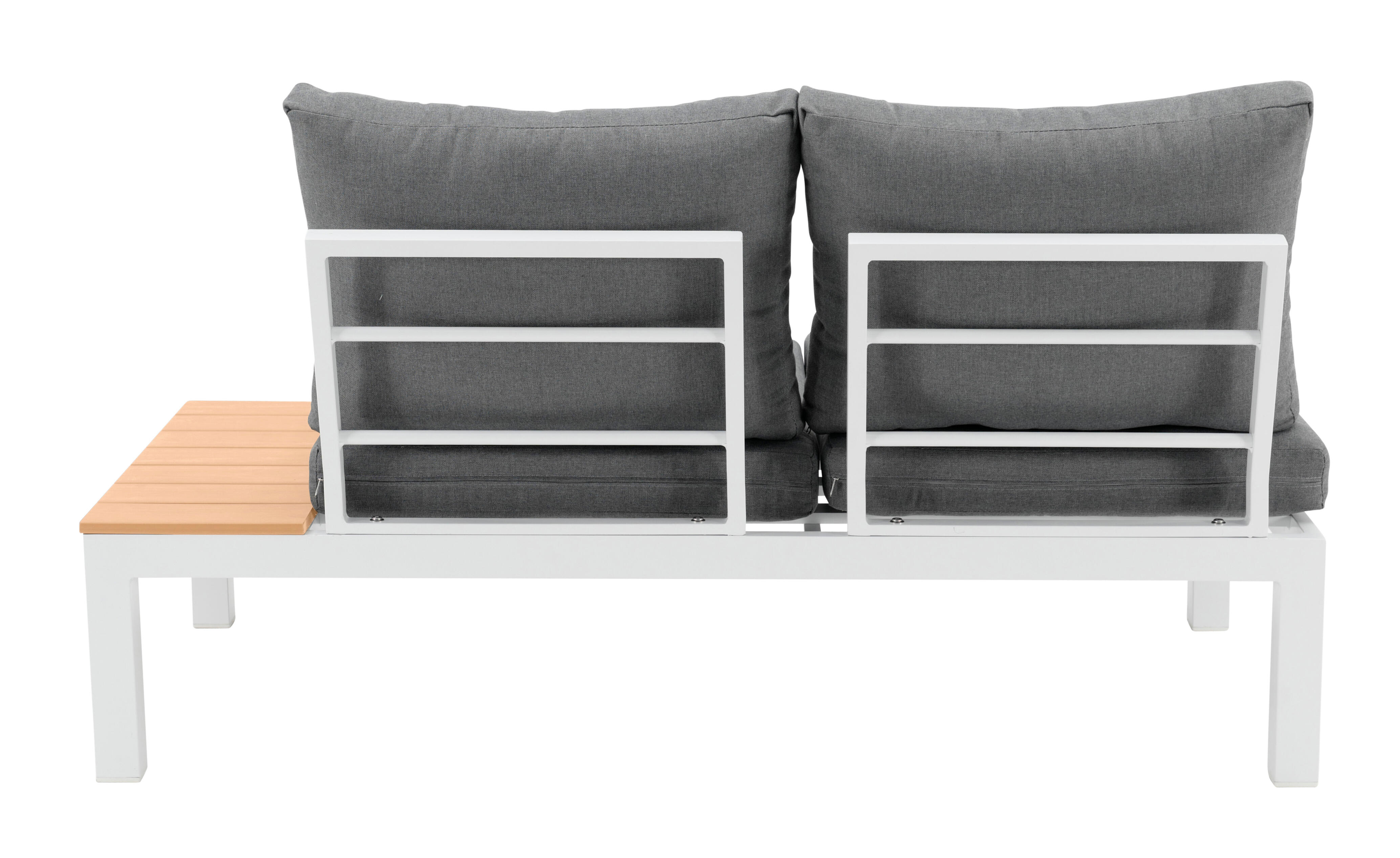 Sofá lateral de jardín de aluminio Little San Diego. Parte conjunto - 8
