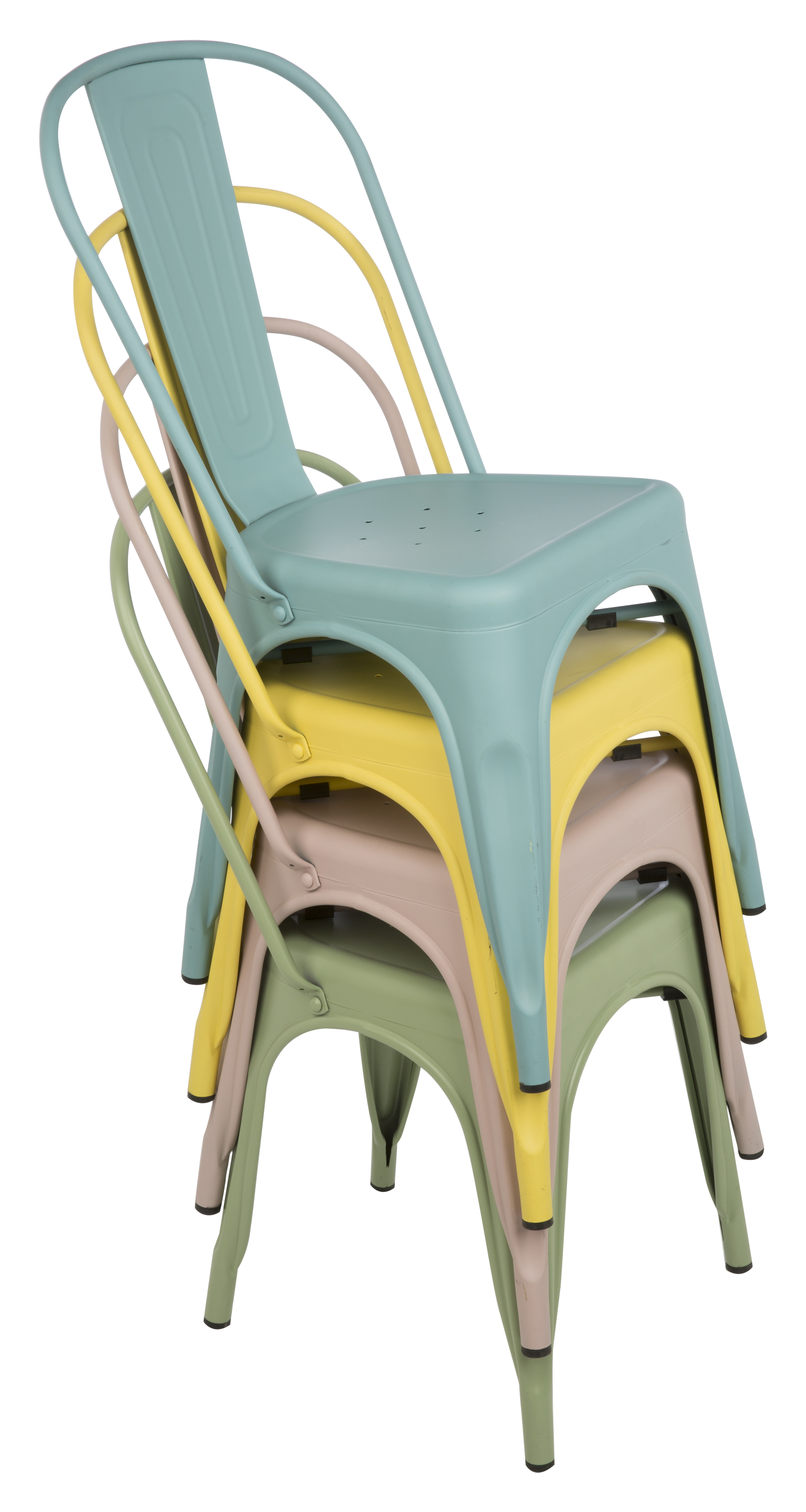 Cadeira de metal SOHO AMARELO - 22