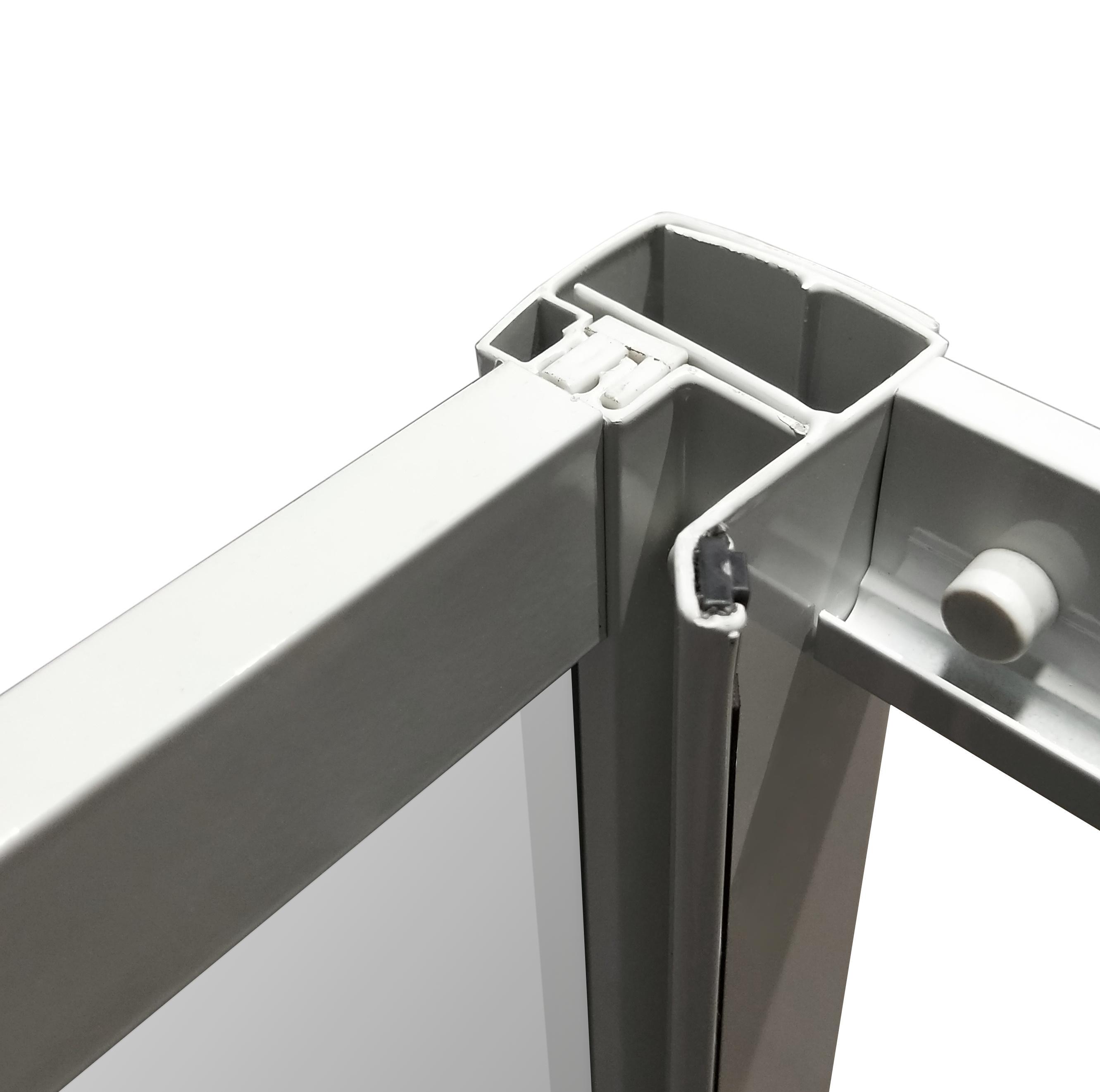 Lateral de duche fixo branco 80x185 cm Essential Sensea - 6