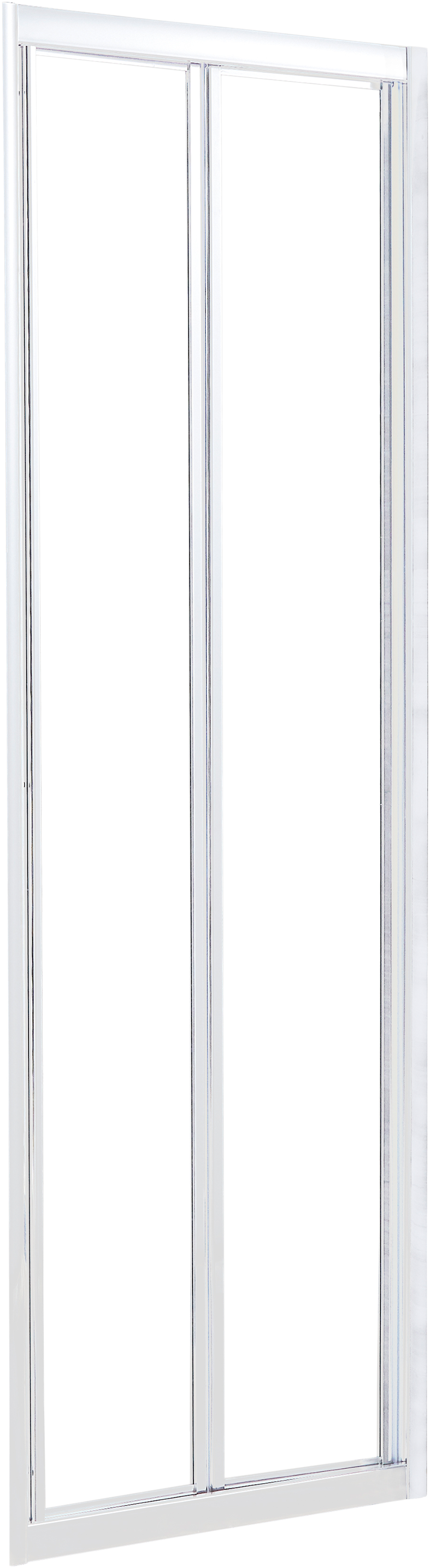 Porta de duche de fole transparente cromado 70x185 Sensea Essential - 3