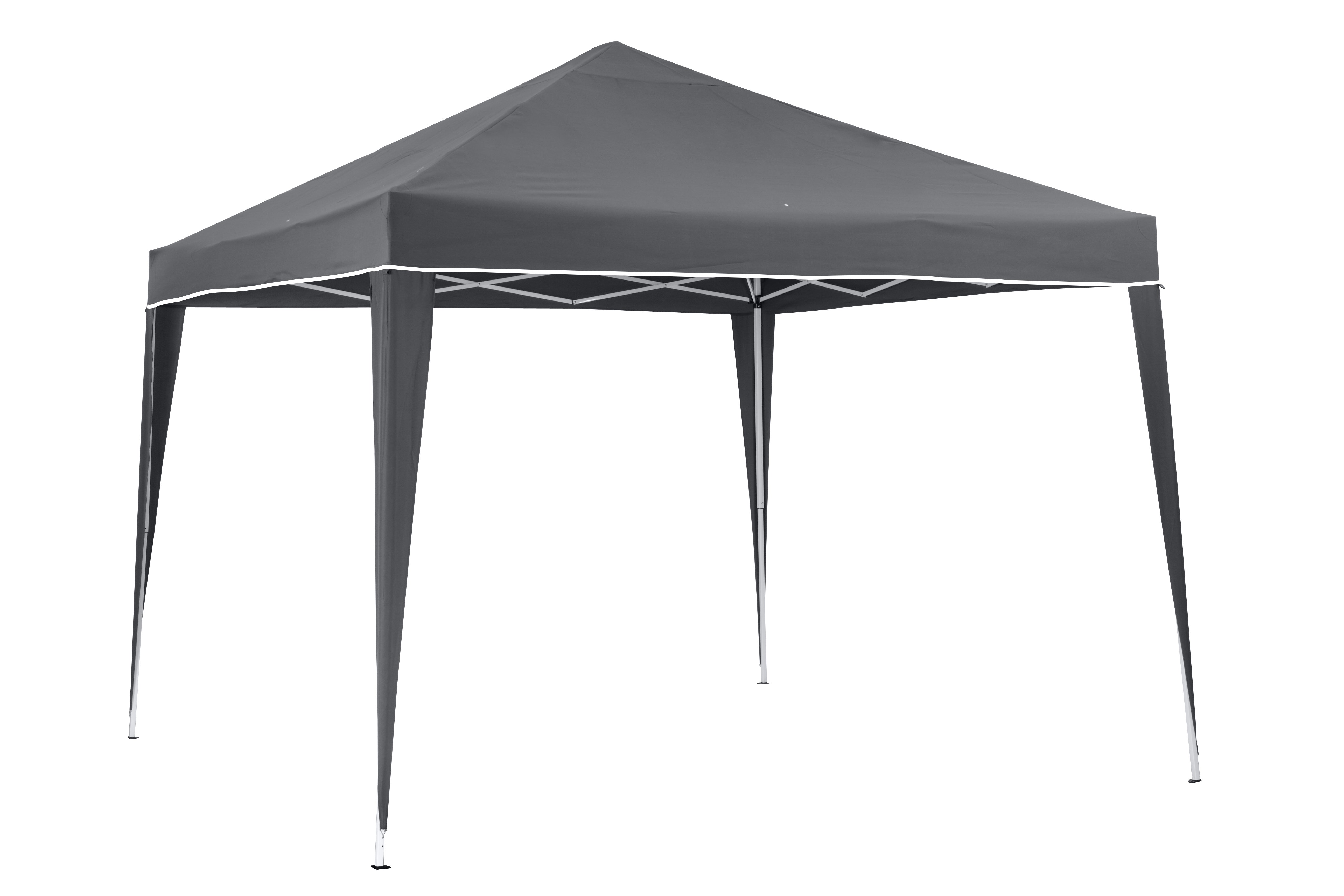 Carpa plegable deluxe 3x3 metros gris