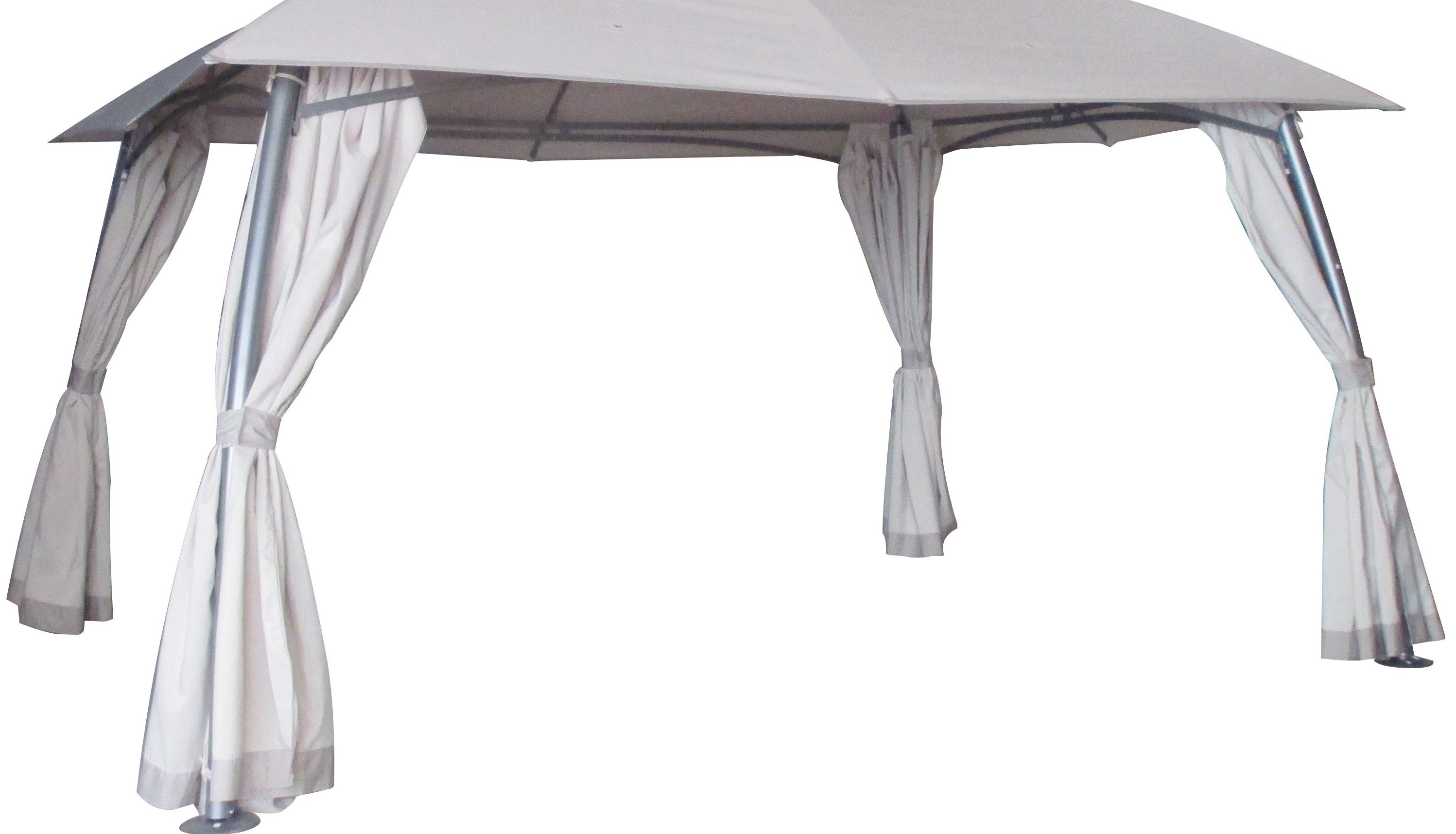 Cortina de poliéster para tokio beige 3 x 4 m
