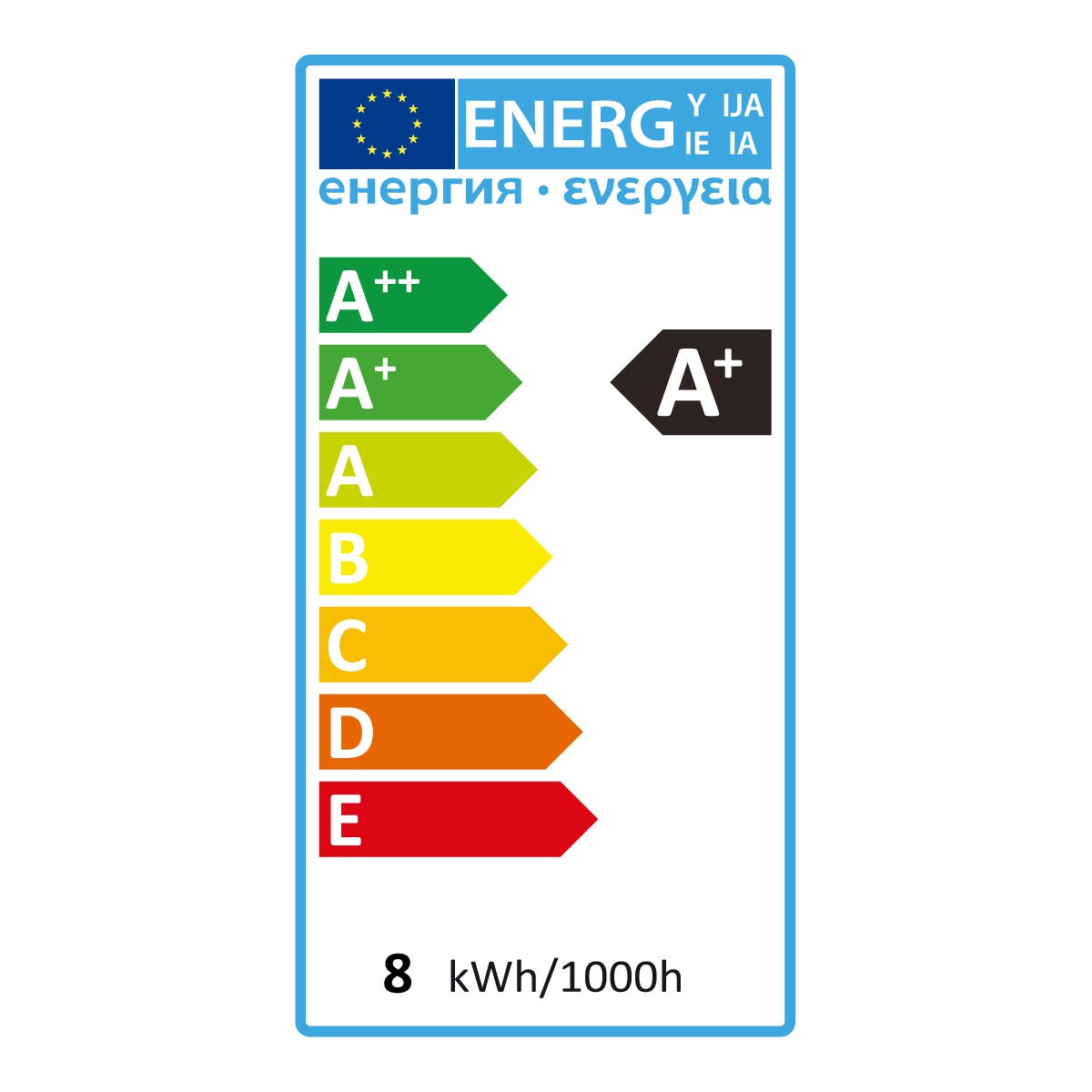 Lampadina LED, E27 goccia, opaco, luce naturale, 7.5W= 806 LM 360°, LEXMAN - 9