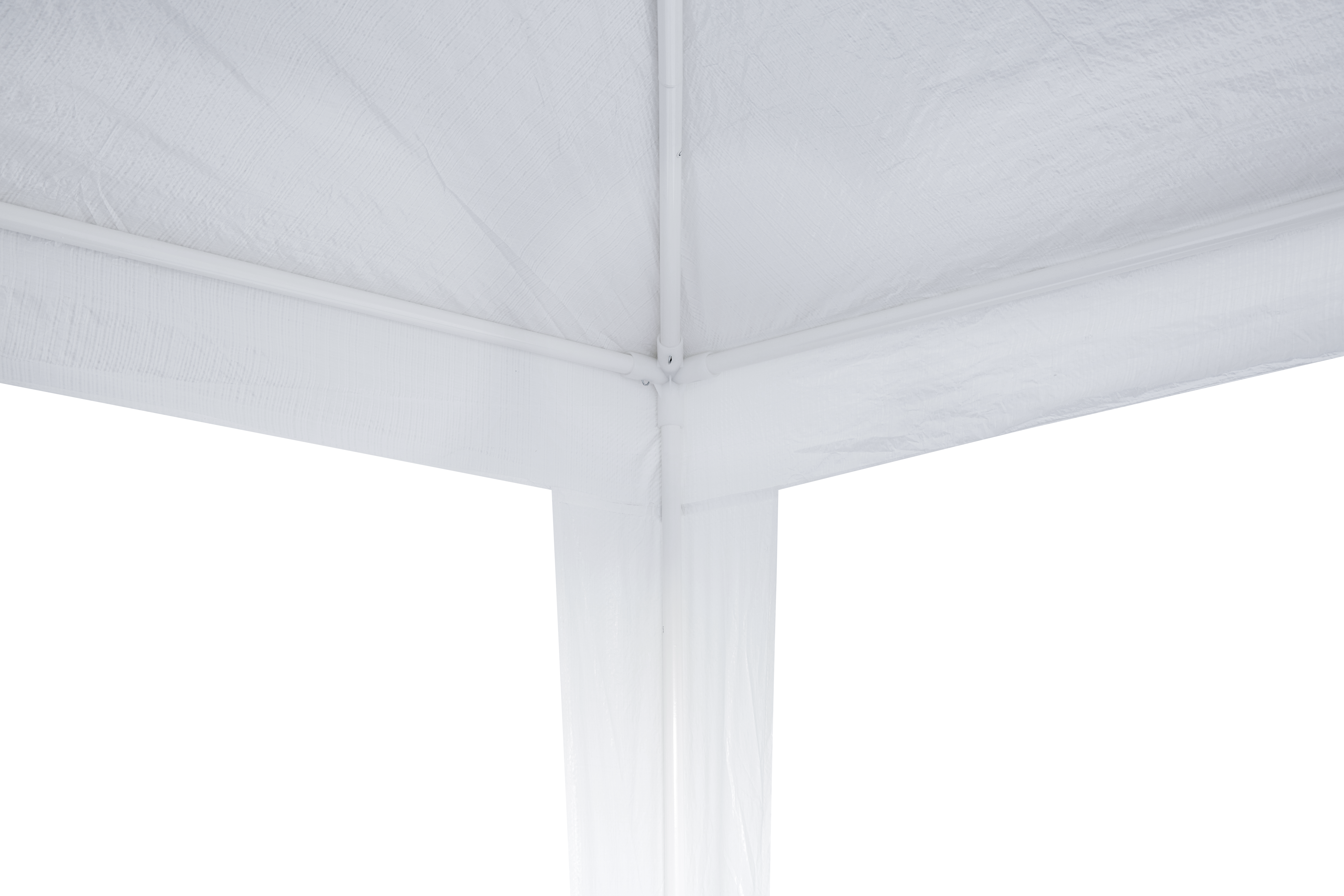 Gazebo Sero in acciaio bianco copertura bianca L 295 x P 195 x H 244 cm - 6