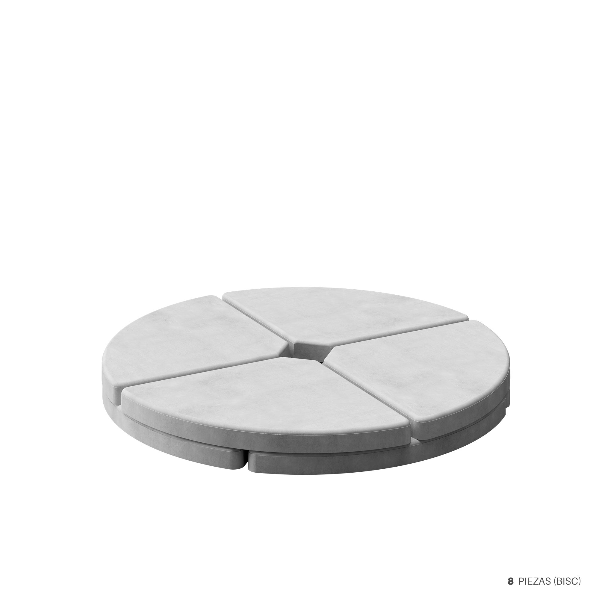Pie de parasol 1/4 cemento Bisc 16 kg - 4