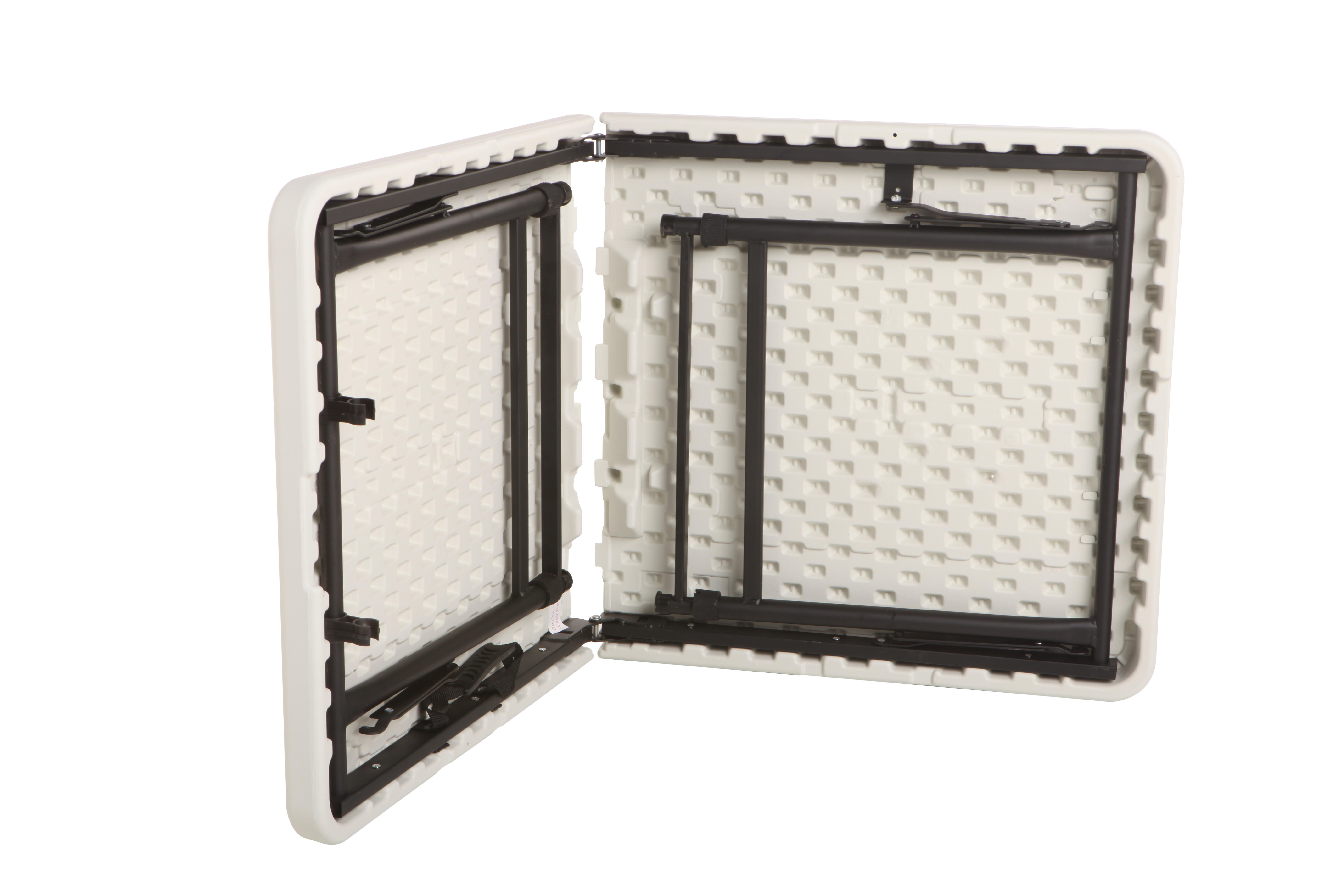 Mesa de picnic de acero Catering Easy blanco de 122x74x60cm - 4