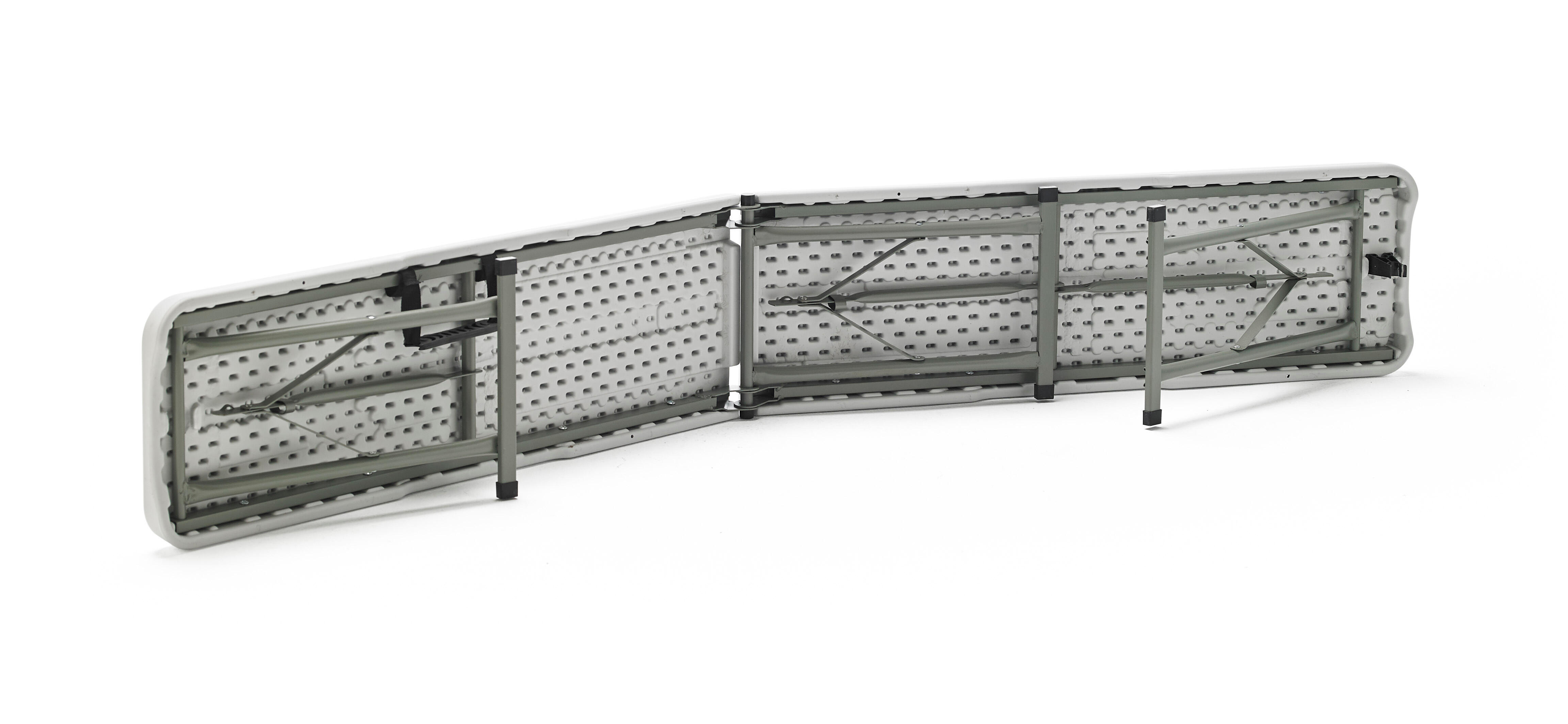 Banco catering rectangular dobrável 183x28x43 cm - 2