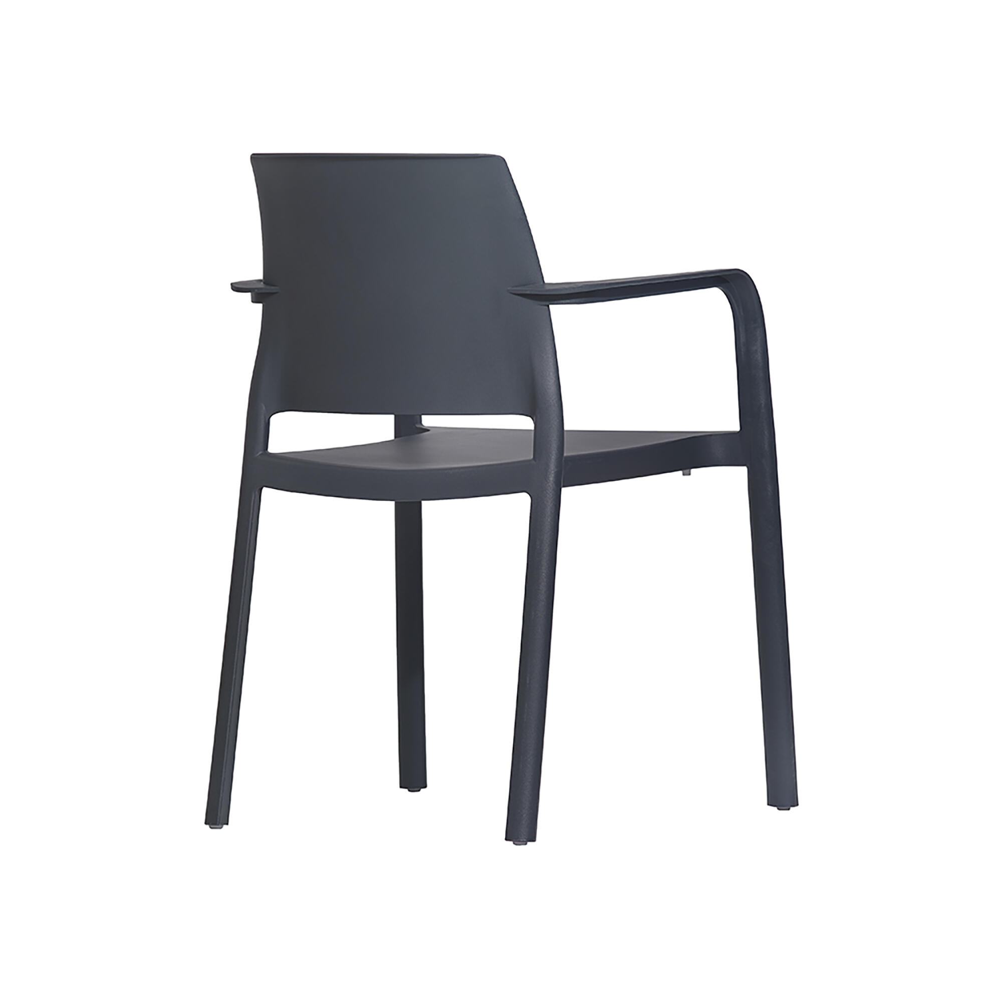 Silla de exterior de polipropileno dock antracita