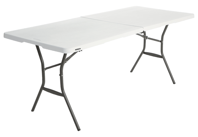 Mesa de catering dobrável 183x76x74 cm