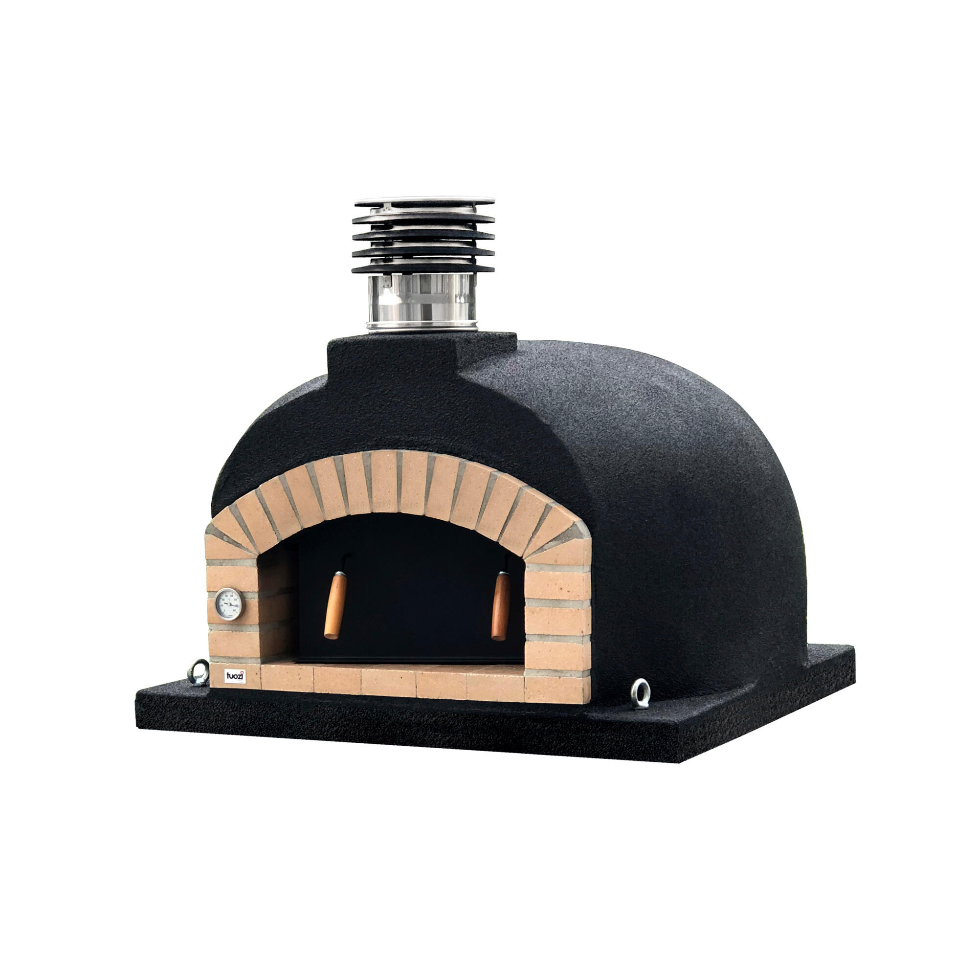 Horno leña olympus mons pro negro 130cm