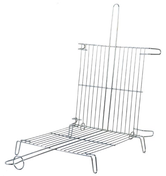 Parrilla doble de acero 40x2.7x40 cm - 13