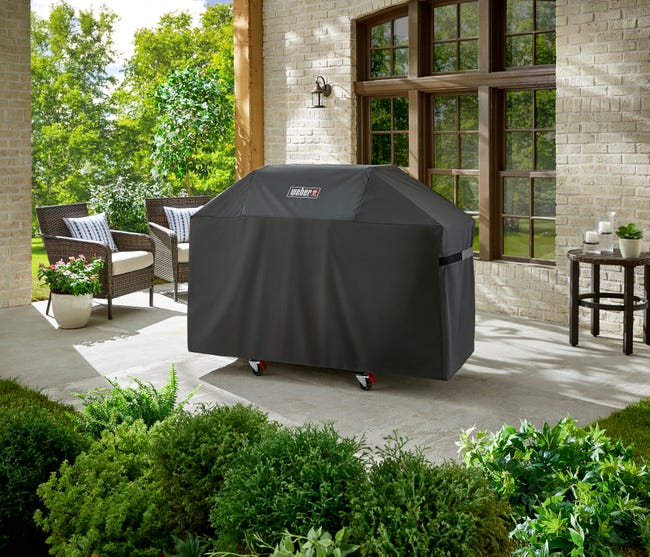 Uniflasy - Copertura per griglia a gas da 3 a 5 fuochi, resistente e impermeabile, per barbecue Weber Charbroil Nexgrill Brinkmann 150 cm Uniflasy - Copertura per griglia a gas da 3 a 5 fuochi, resistente e impermeabile, per barbecue Weber Charbroil Nexgrill Brinkmann 150 cm