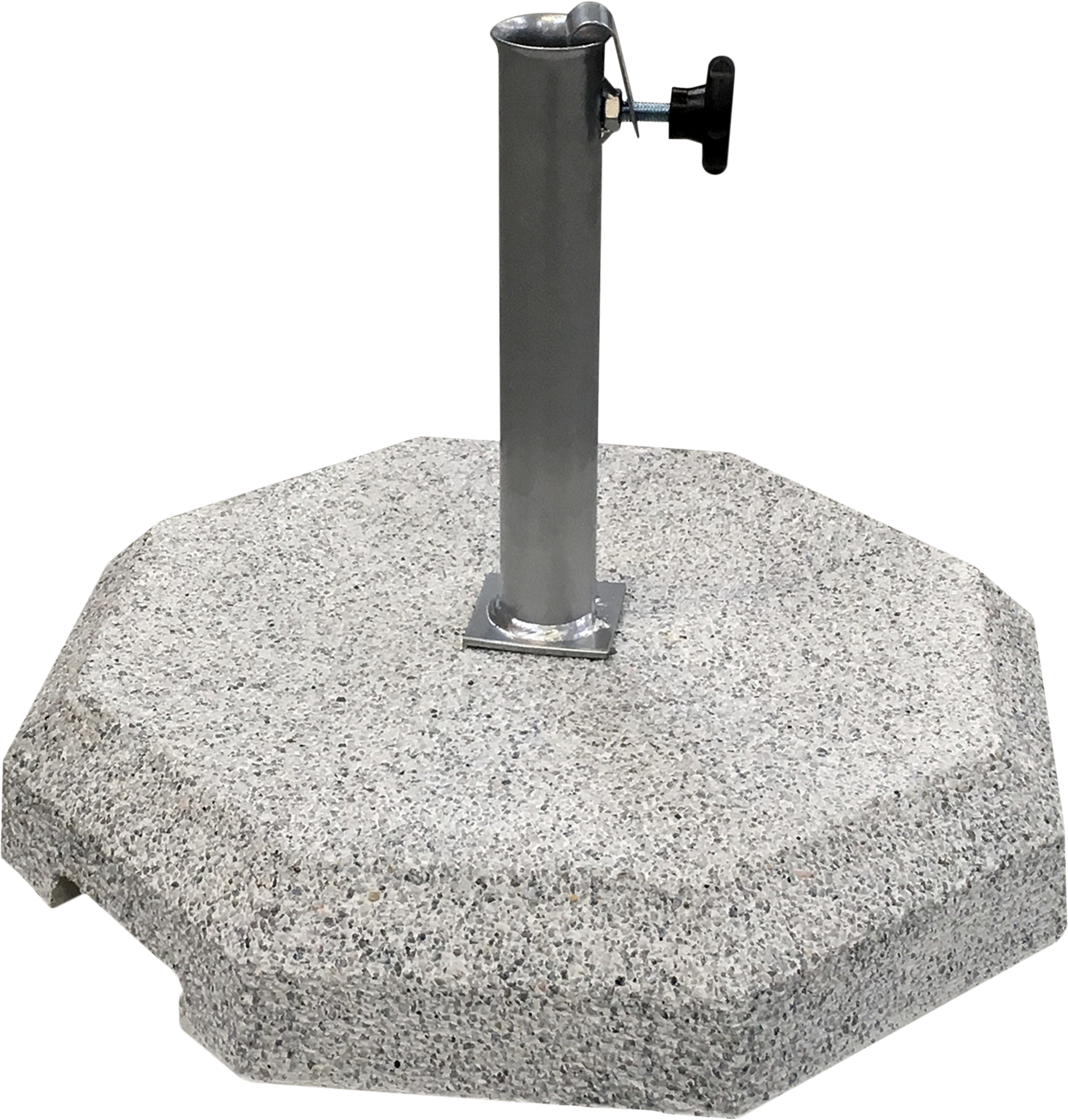 Pie de parasol inumbra octogonal de granito 37 kg