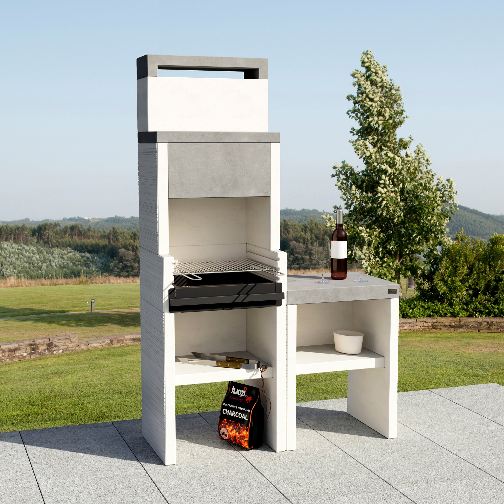 Fuga para churrasqueira PLAN/VENIT 26X59X22CM - 2