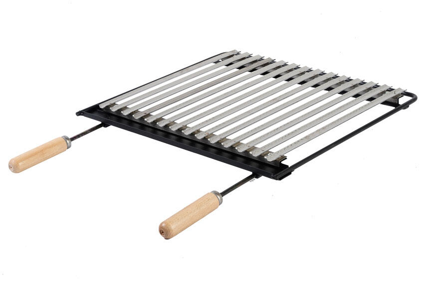 Parrilla de la barbacoa de acero inoxidable 46.5x2.7x41 cm
