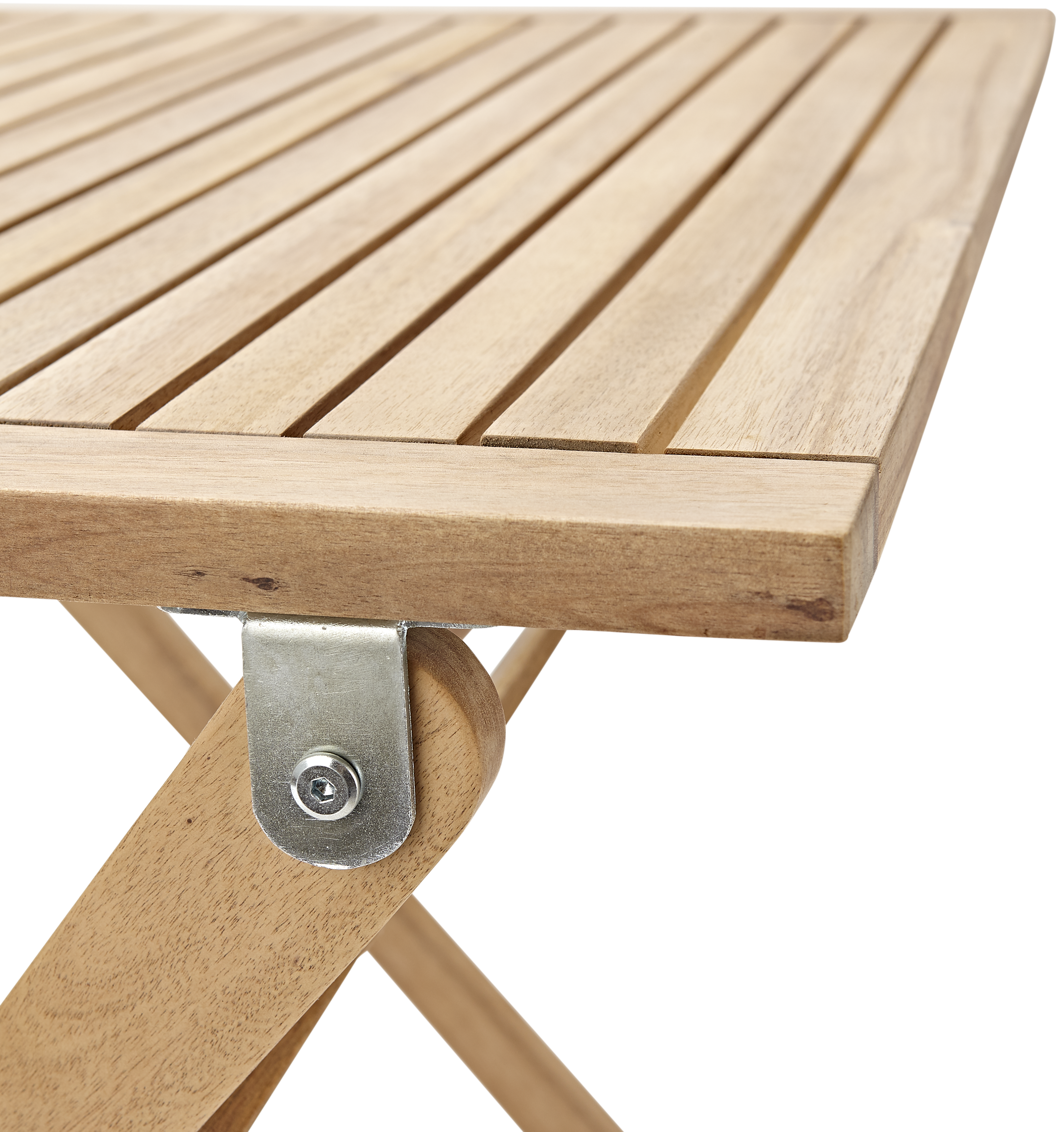 Mesa de madeira NATERIAL SOLIS ORIGAMI 70X70CM ACACIA - 27