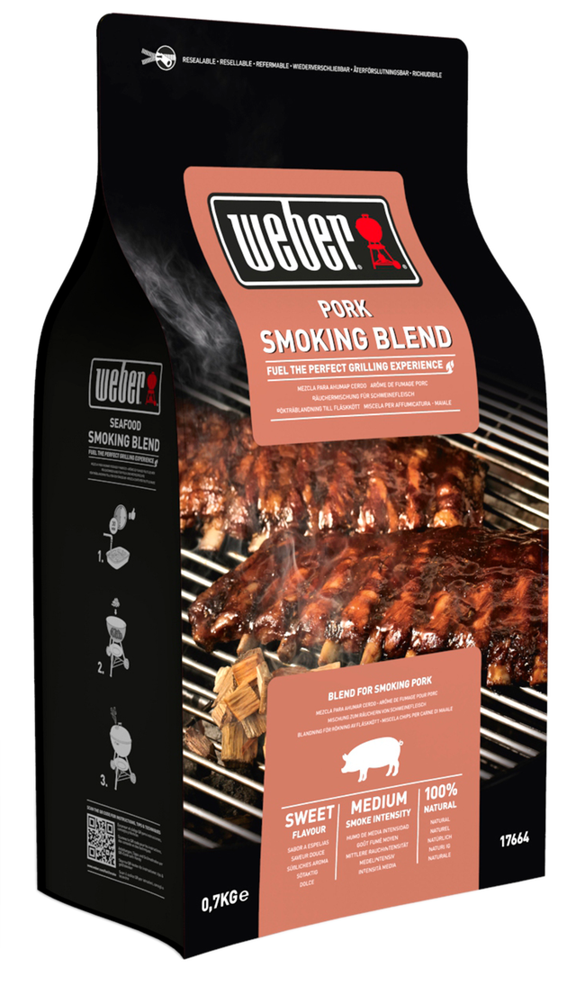 Astillas de ahumar para cerdo WEBER 700 gr