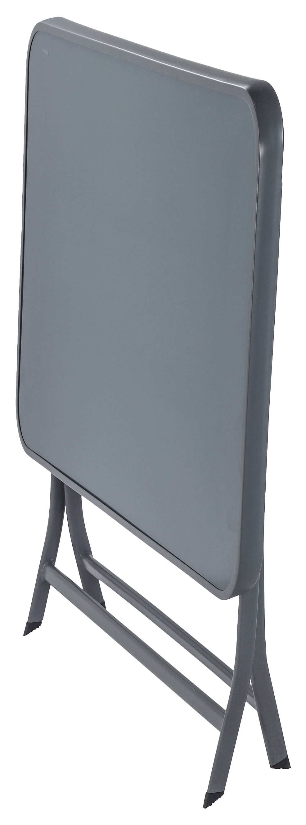 Mesa de jardín plegable de acero Emys gris de 70x110x72 cm - 19