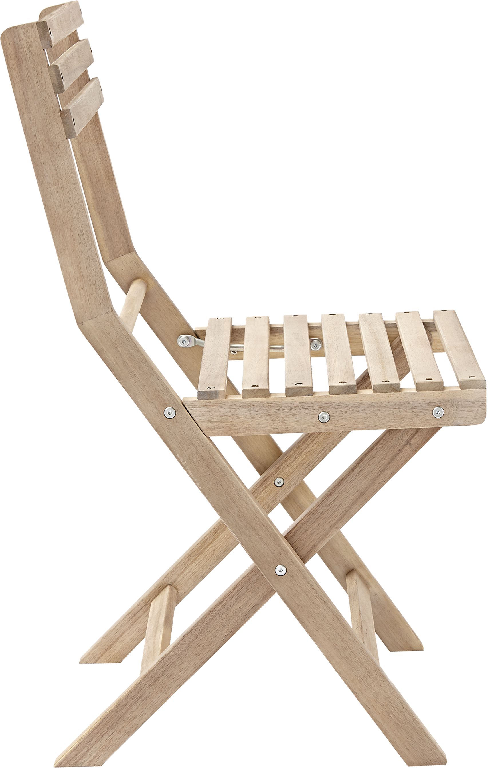 Set tavolo e sedie Solis NATERIAL in acacia beige per 2 persone - 10