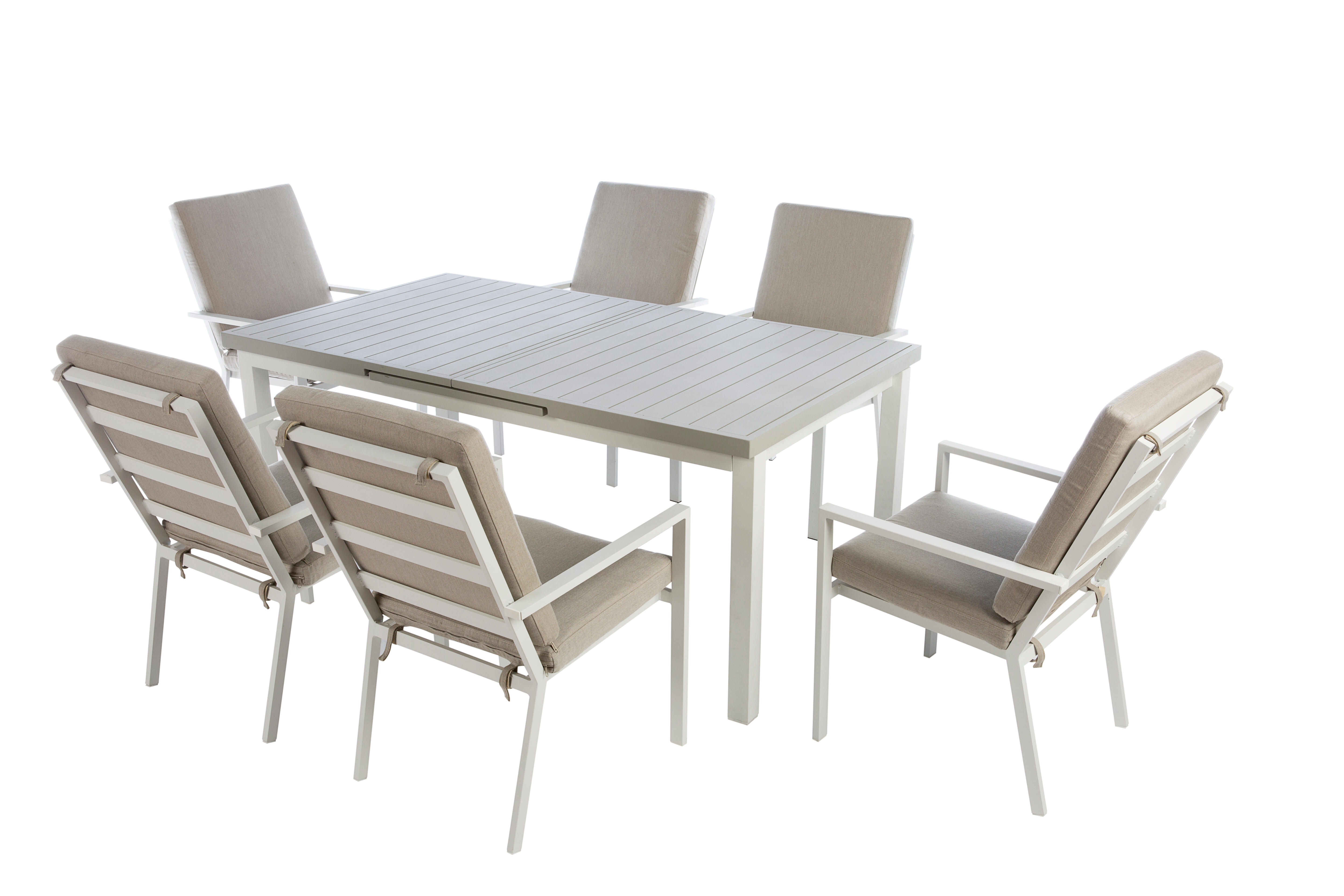 2 Cadeiras de alumínio NATERIAL LAS VEGAS BRANCO - 33