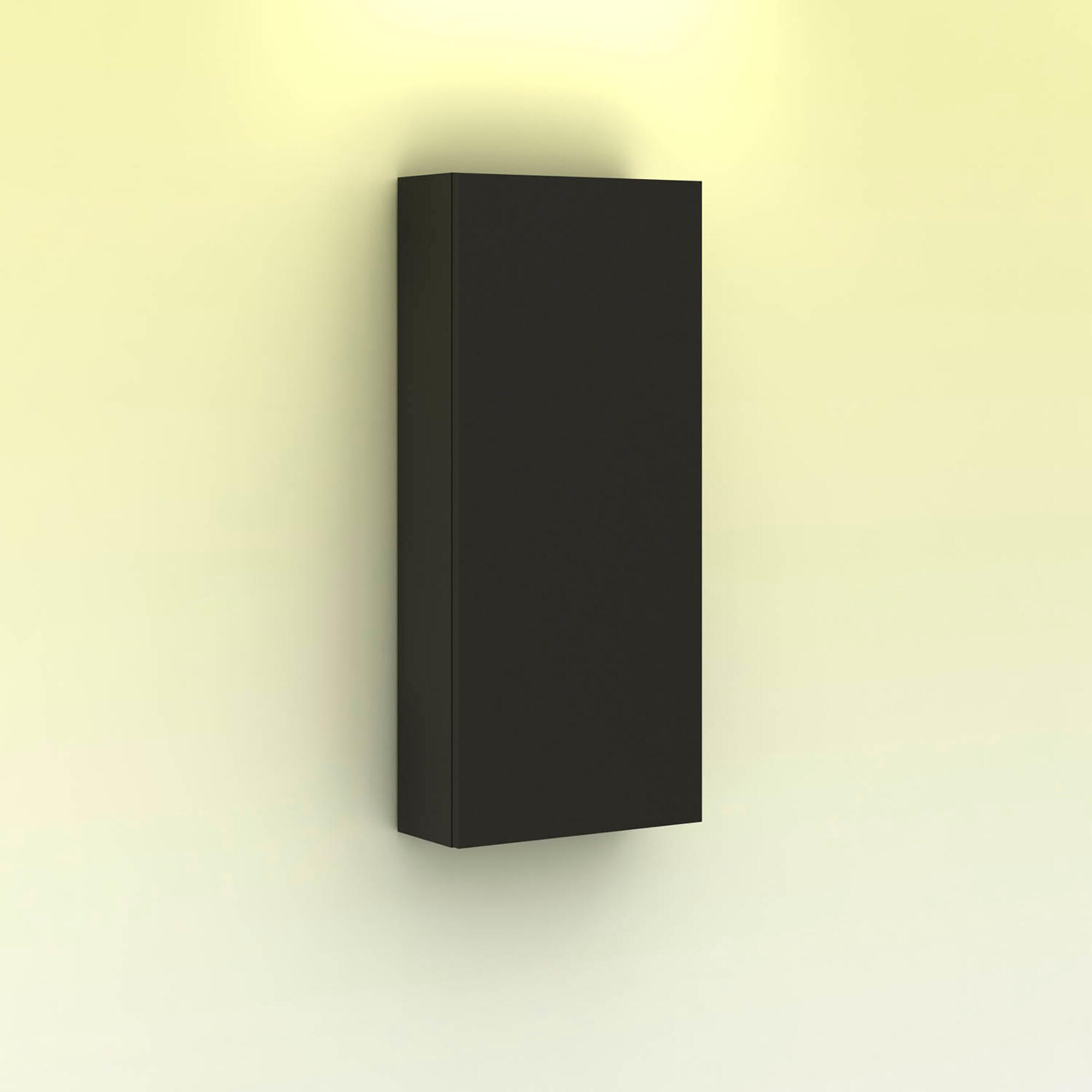 Armario de baño kansha antracita brillo 35x80x15 cm