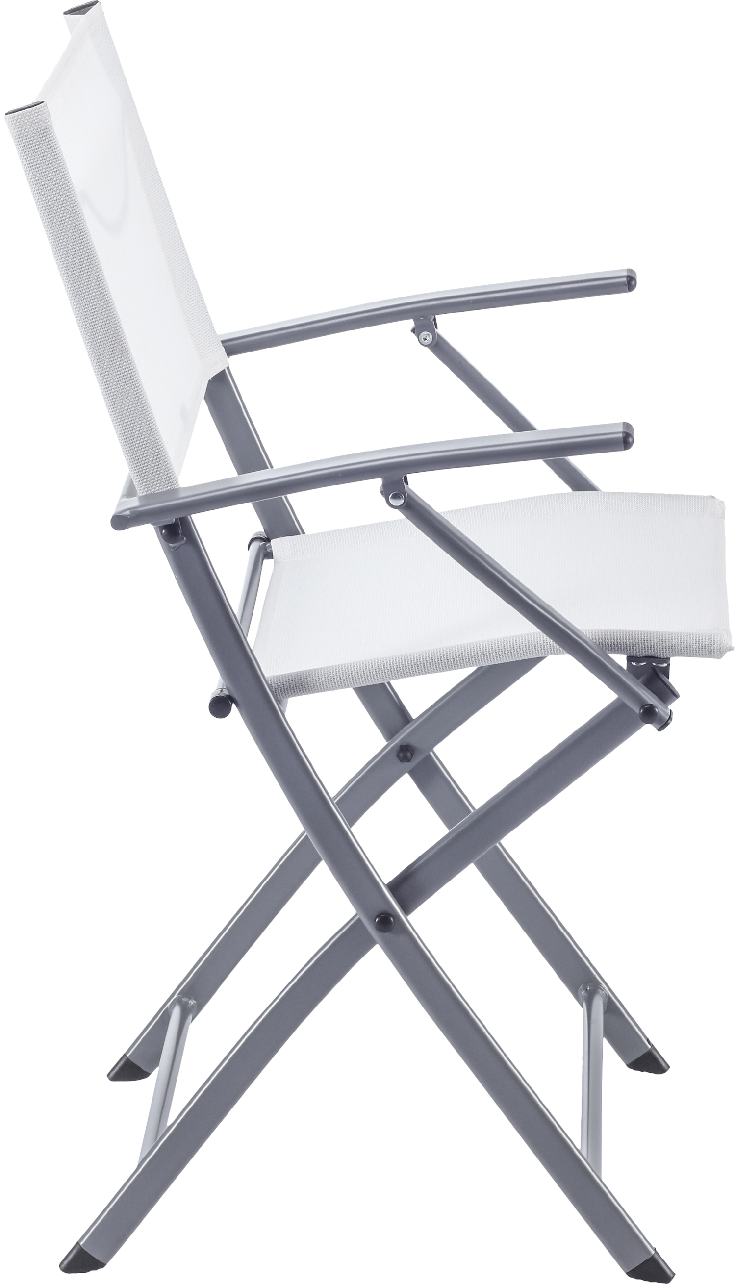 Cadeira de metal NATERIAL EMYS COM BRAÇOS BRANCO - 22